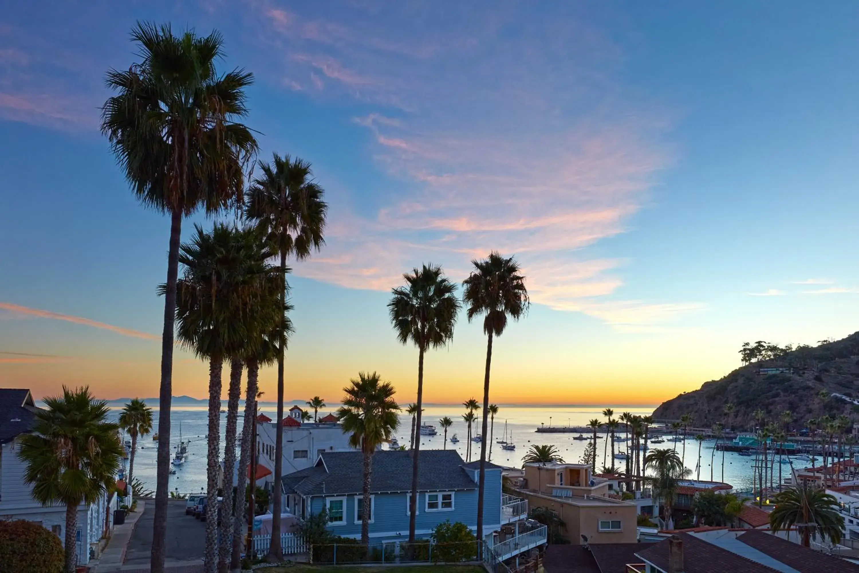 Sea view in Seaport Village Inn, Avalon Sea view in Seaport Village Inn, Avalon