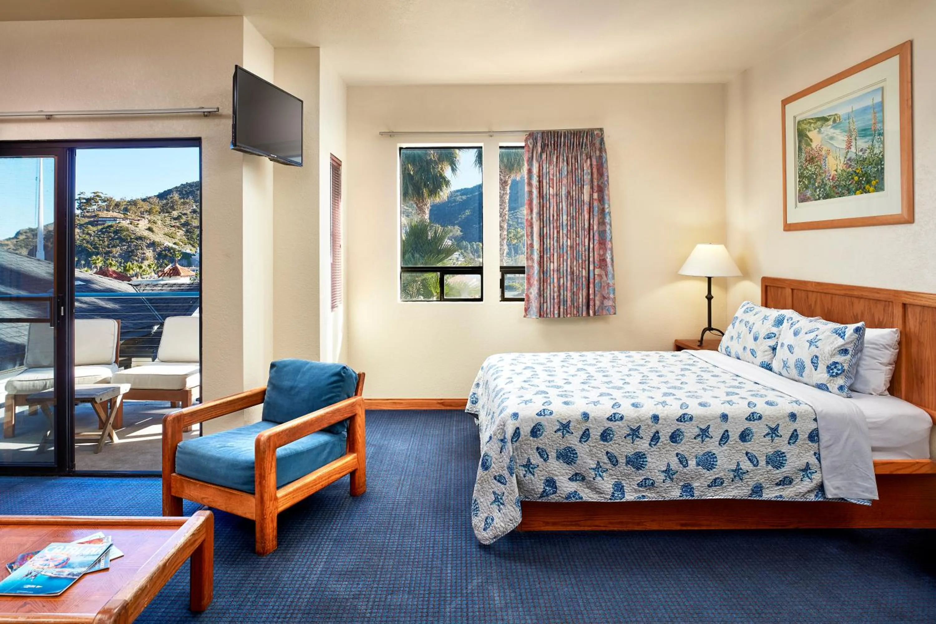 Bedroom, Bed in Seaport Village Inn, Avalon