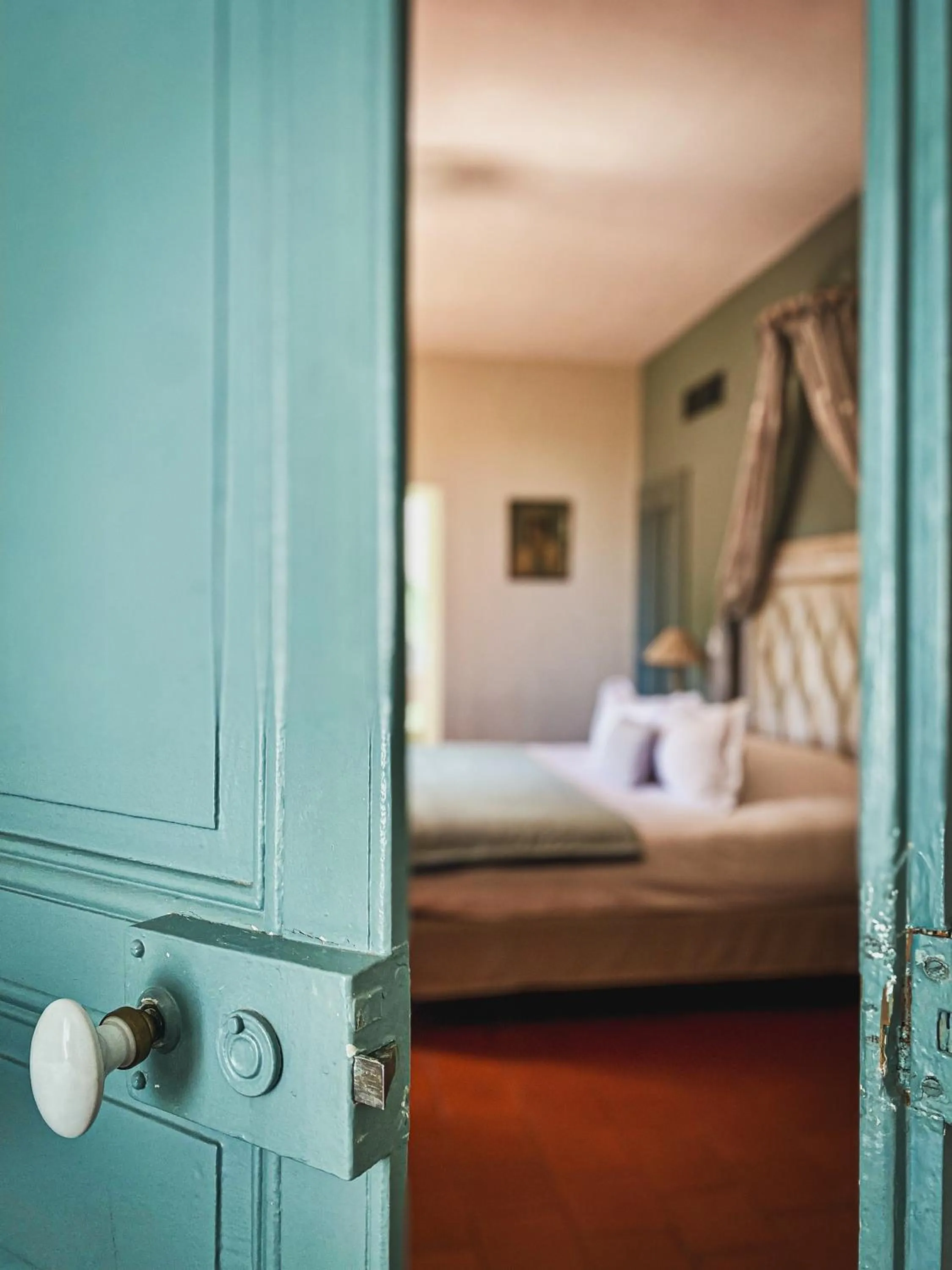 Bedroom, Bed in Château le Bouïs