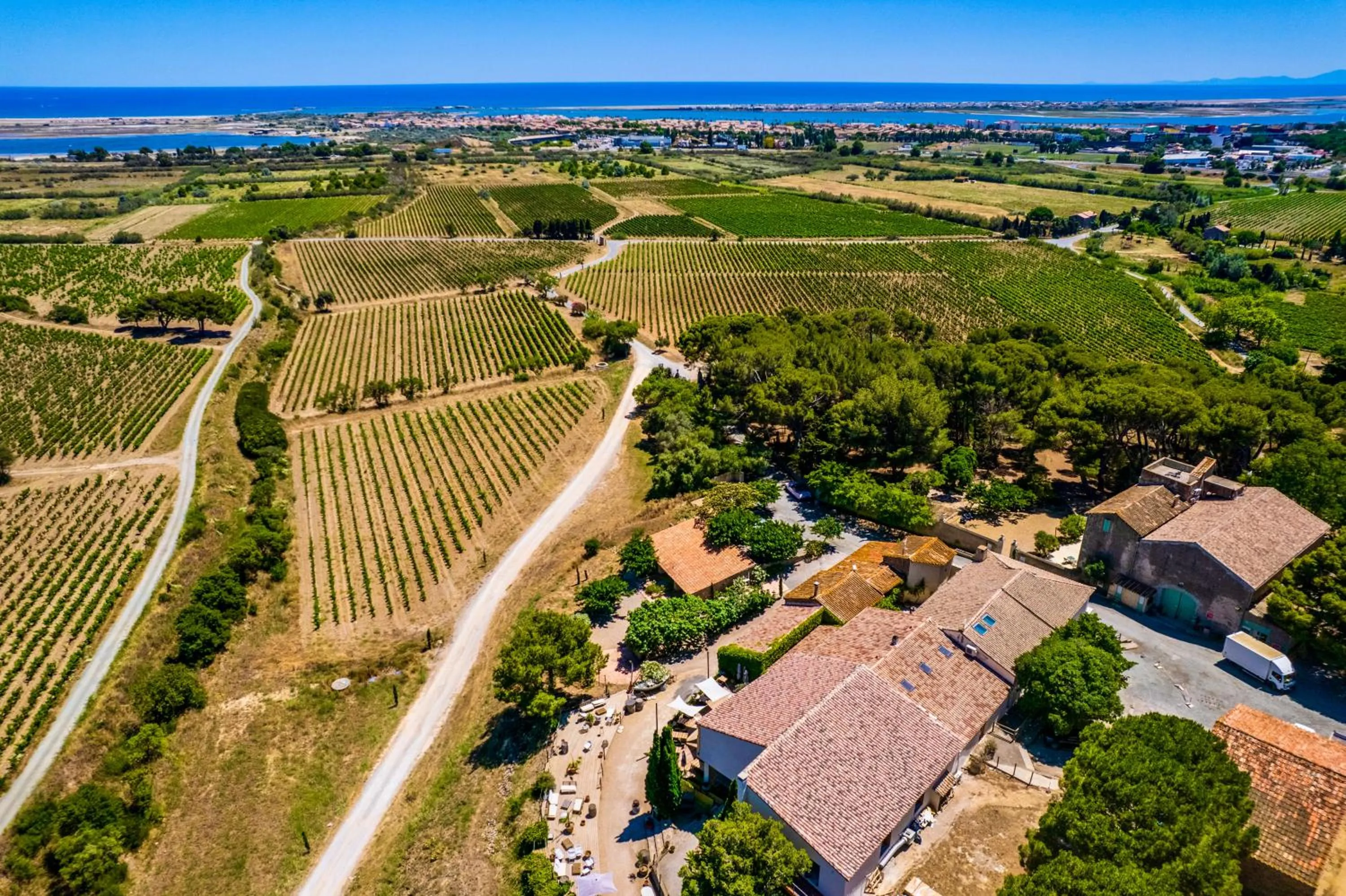 Bird's eye view in Château le Bouïs