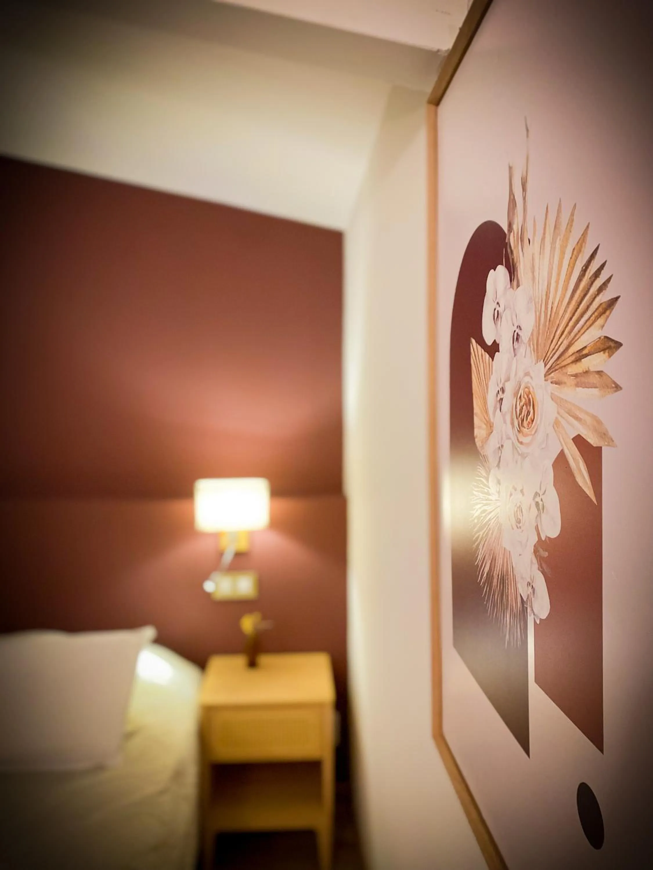 Decorative detail, Bed in Château le Bouïs