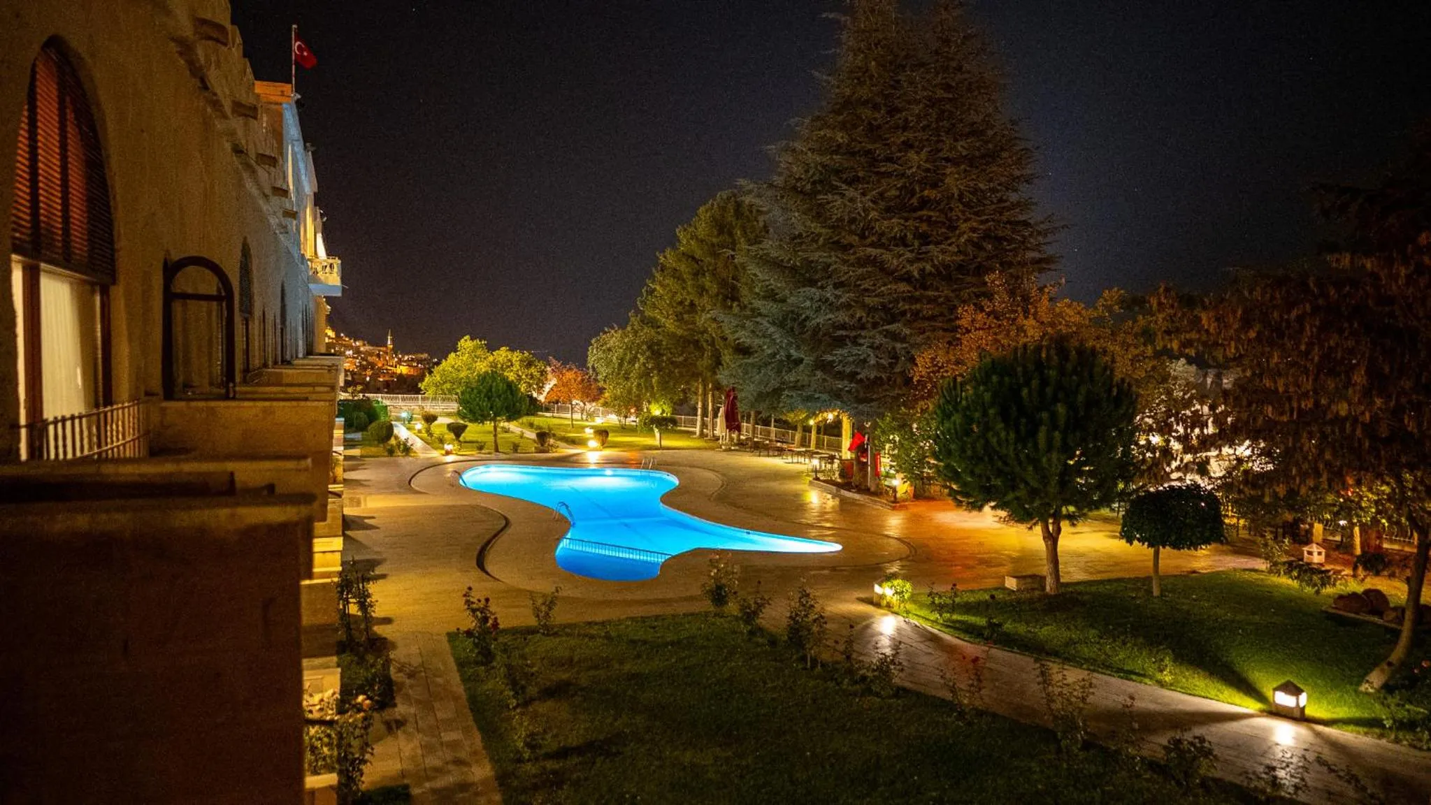 Swimming pool in Uchisar Kaya Otel