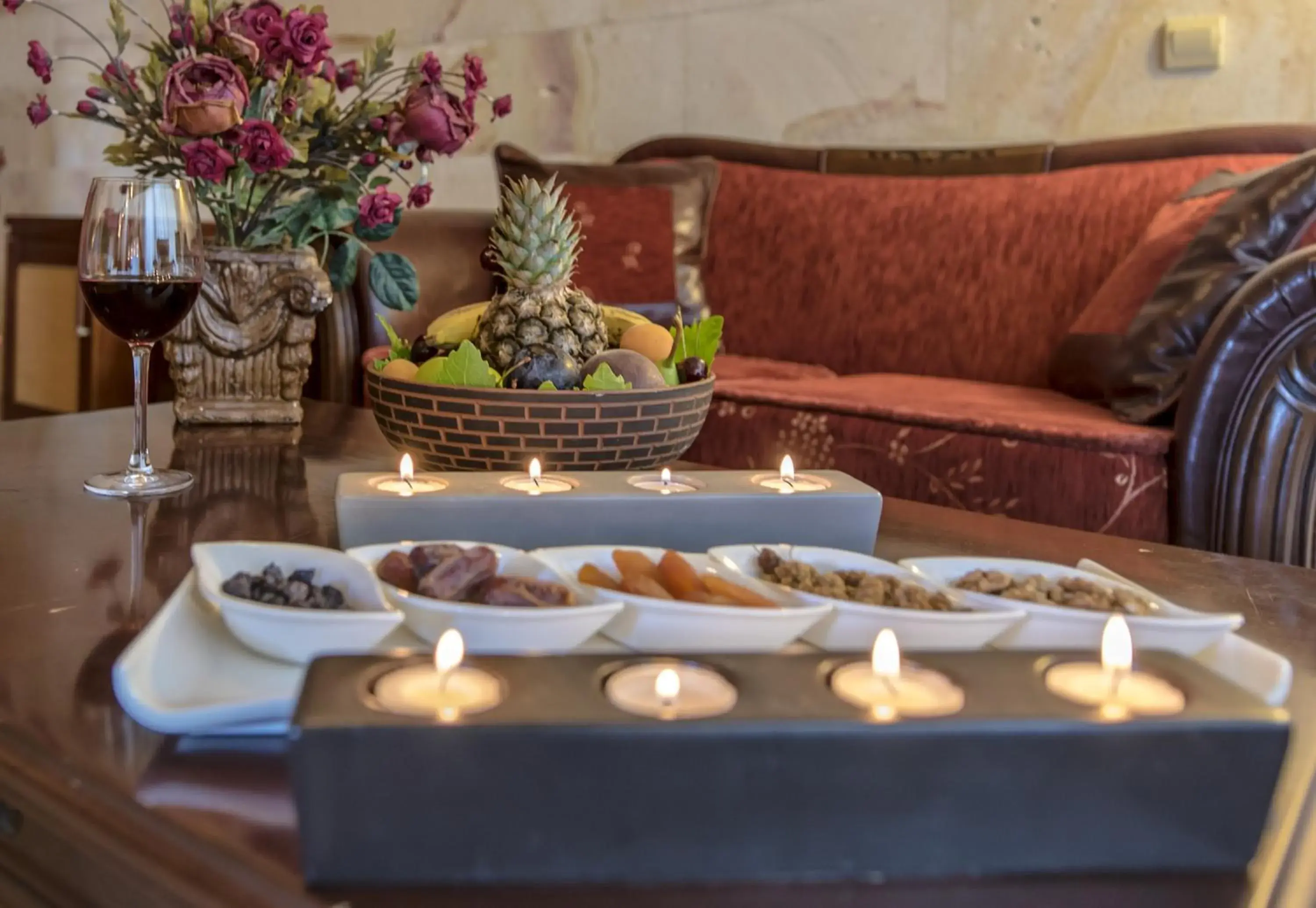 Living room in Uchisar Kaya Otel Living room in Uchisar Kaya Otel