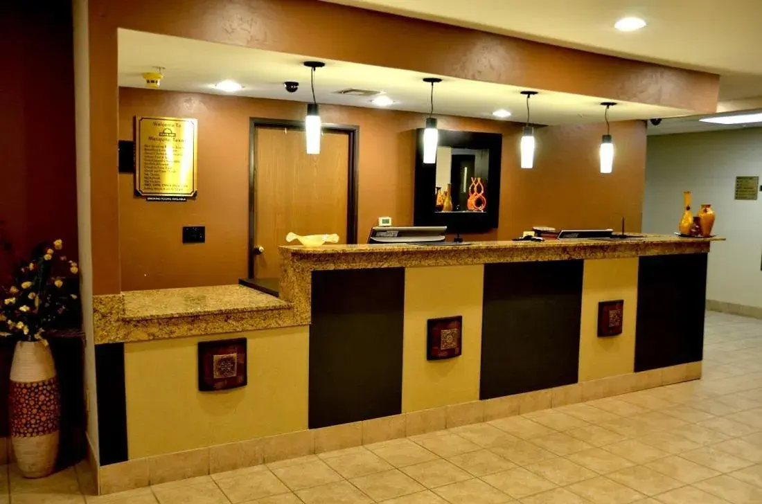 Lobby or reception in Days Inn by Wyndham Mesquite Rodeo TX Lobby or reception in Days Inn by Wyndham Mesquite Rodeo TX