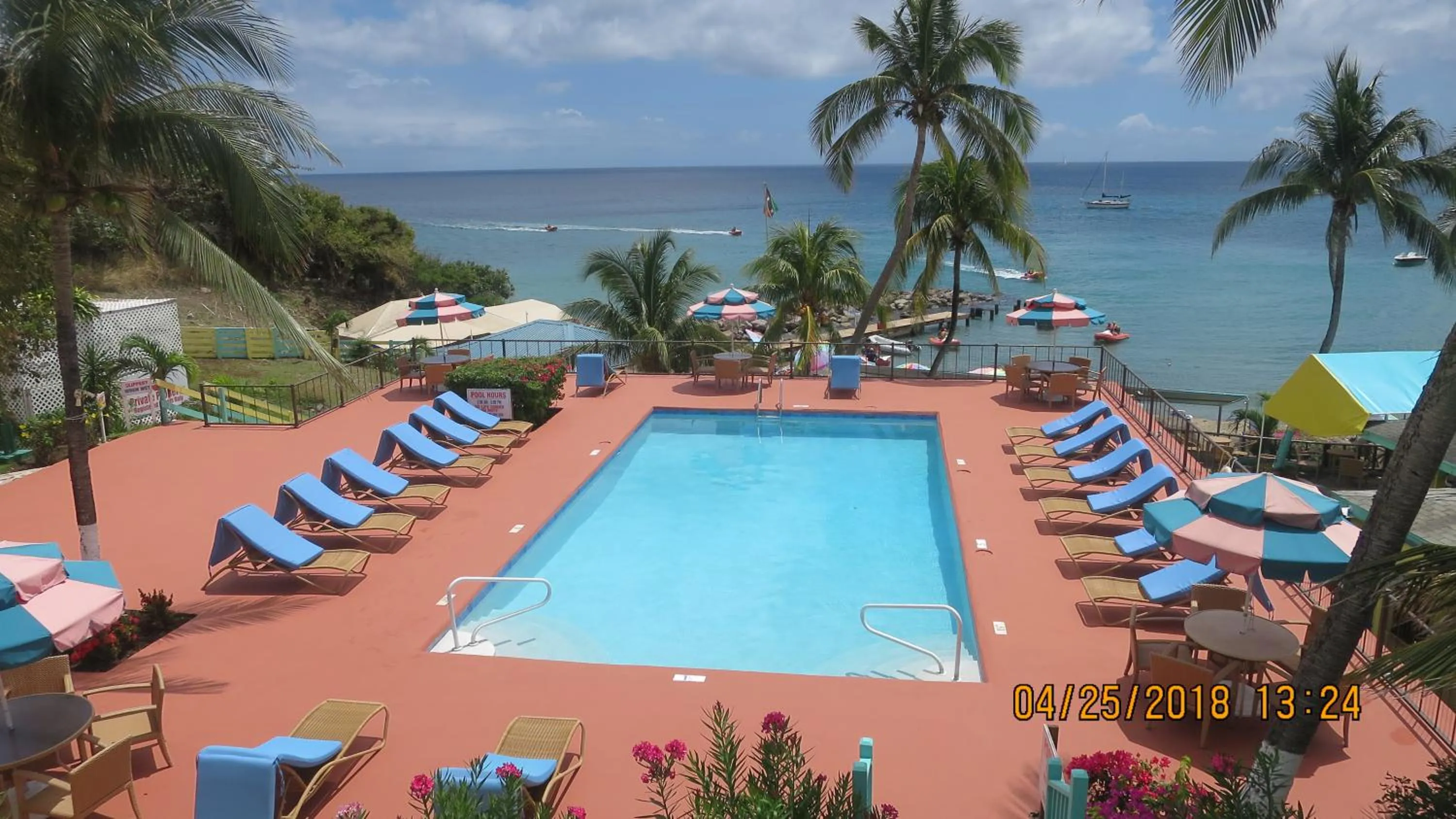 Pool view in Timothy Beach Resort