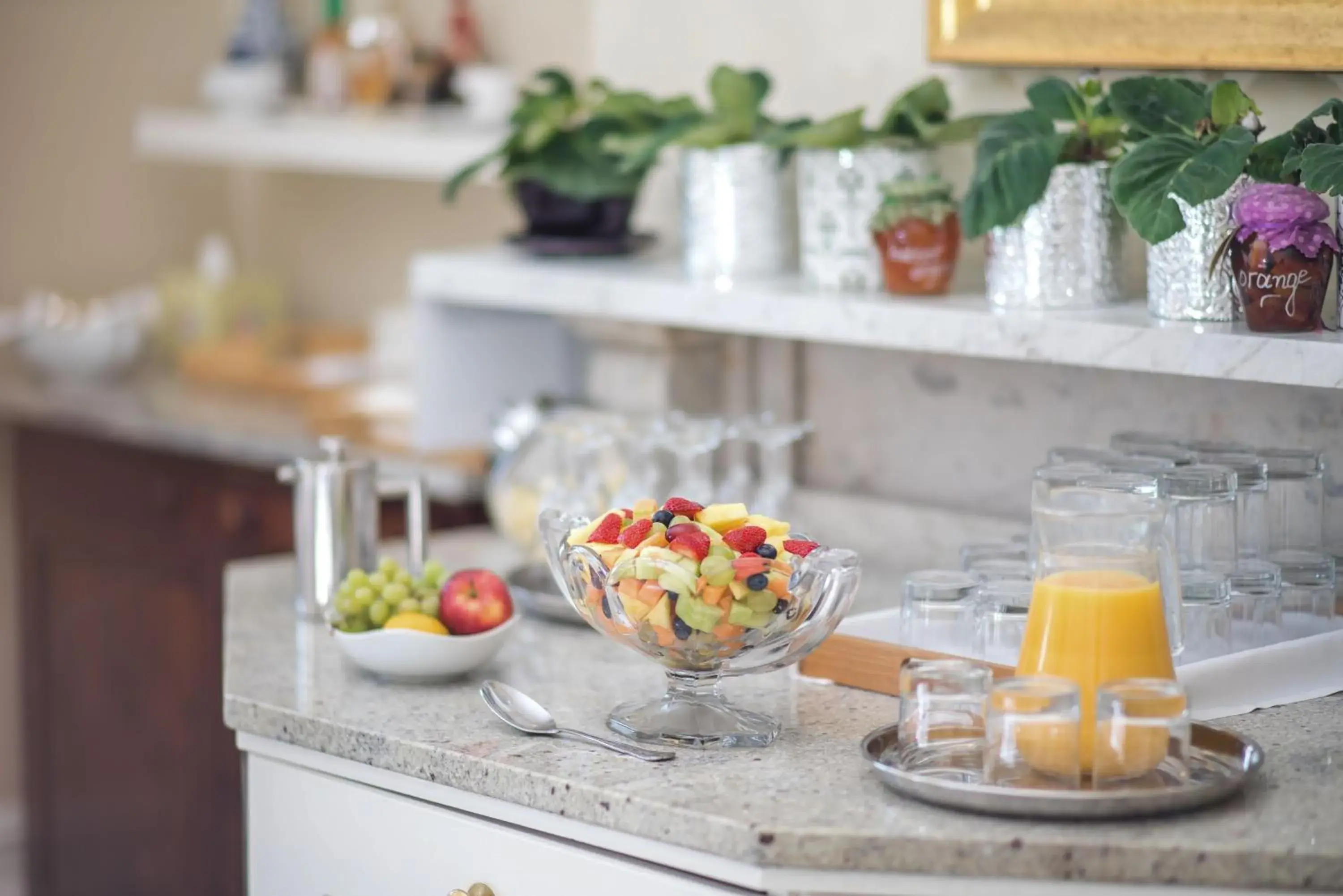Food close-up in Oldfields House Food close-up in Oldfields House