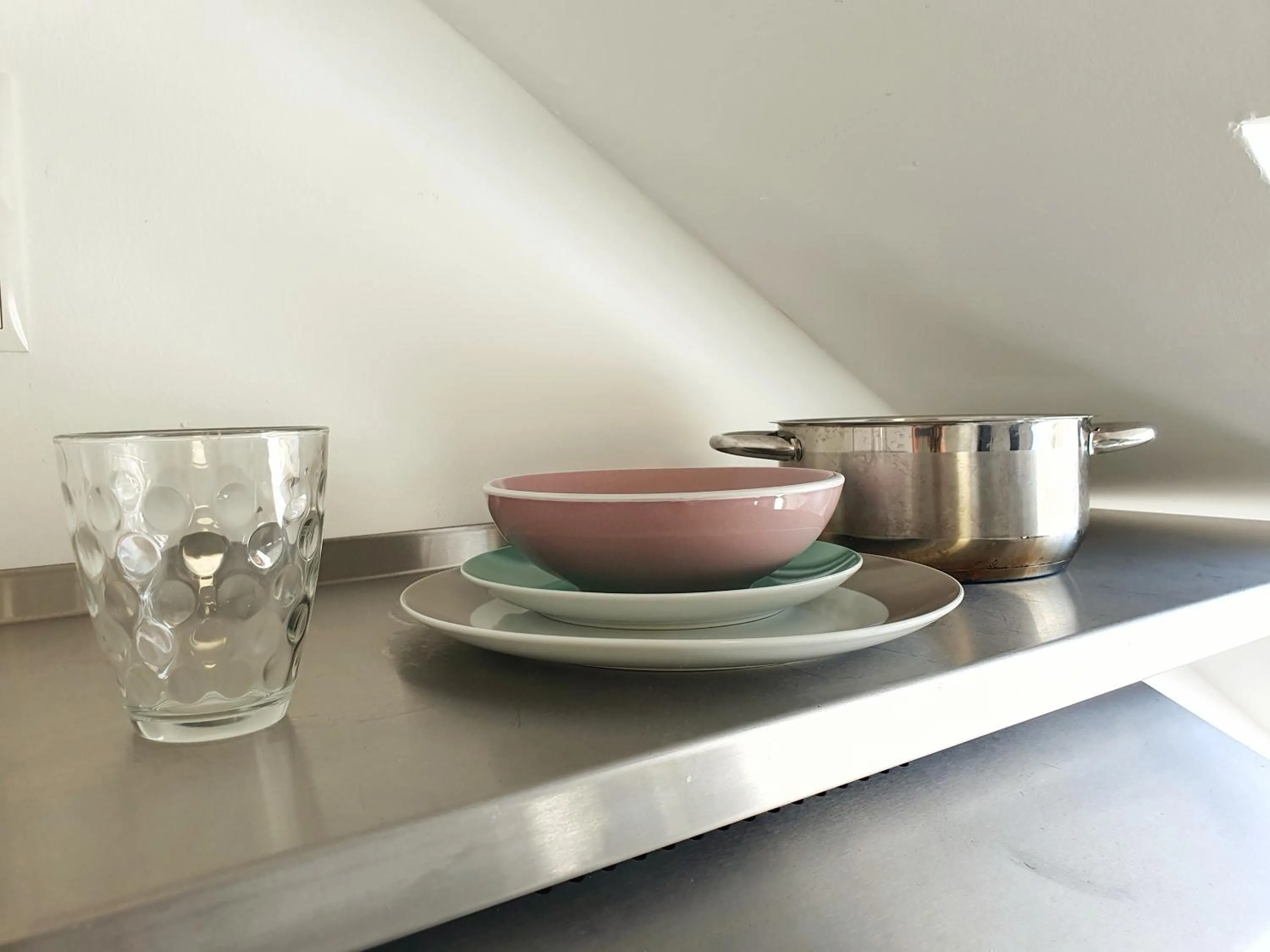 Kitchen or kitchenette in Aparthotel Sanni