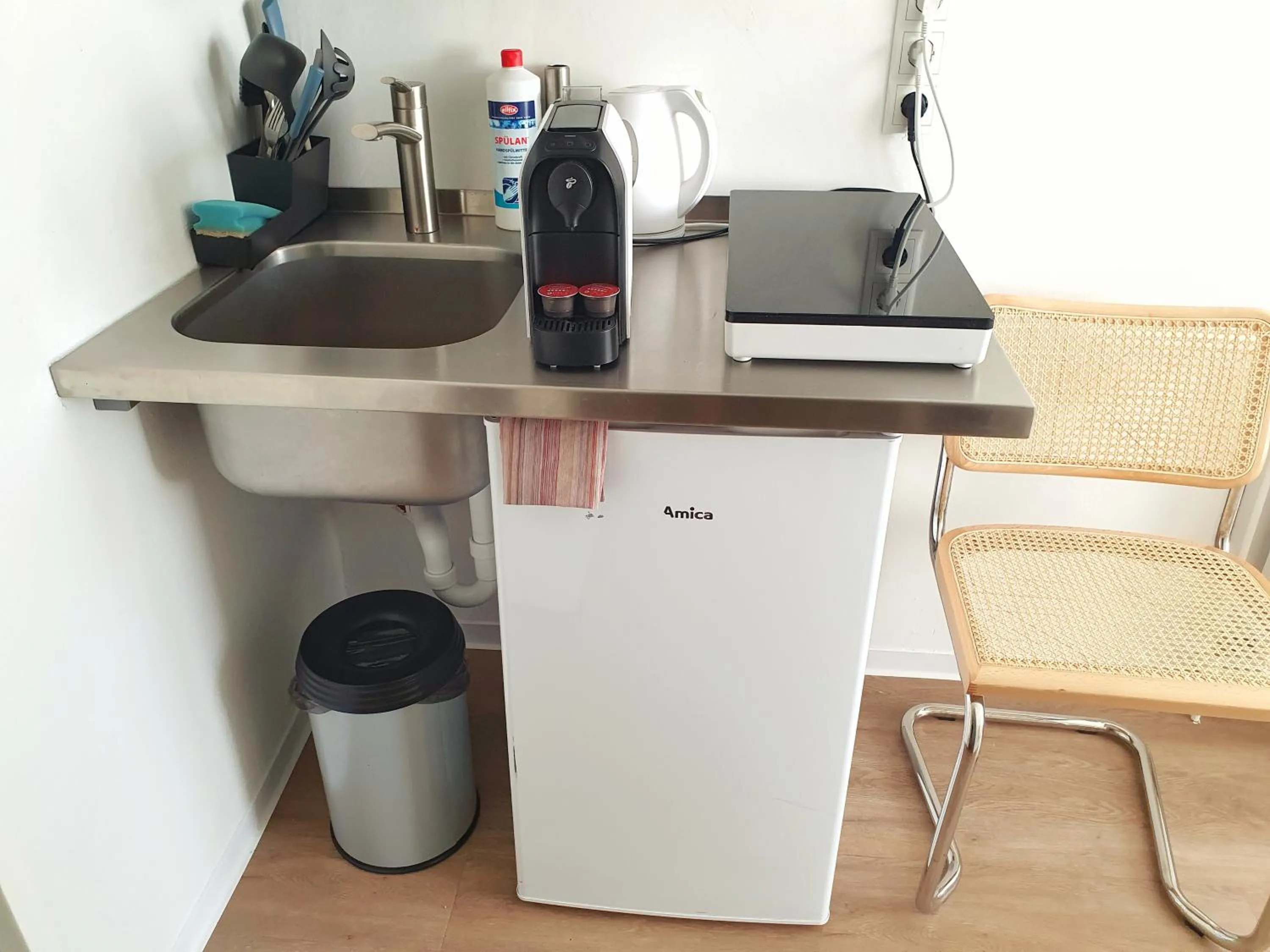 Coffee/tea facilities in Aparthotel Sanni