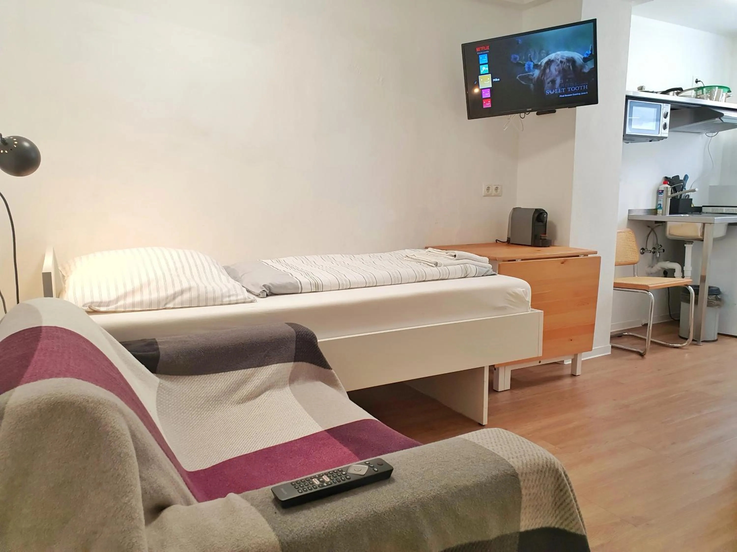 Bed in Aparthotel Sanni