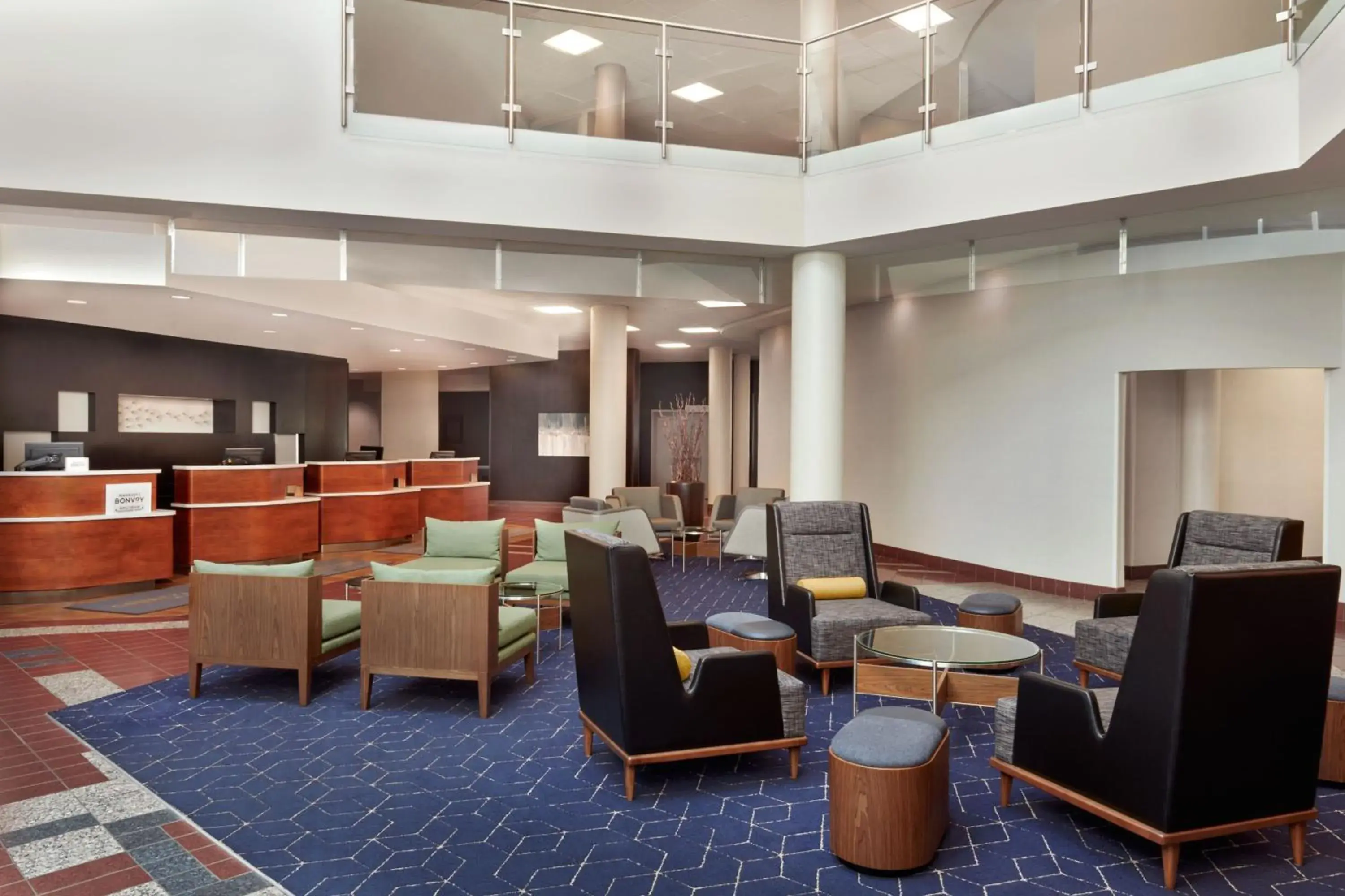 Lobby or reception in Courtyard by Marriott Ottawa East Lobby or reception in Courtyard by Marriott Ottawa East