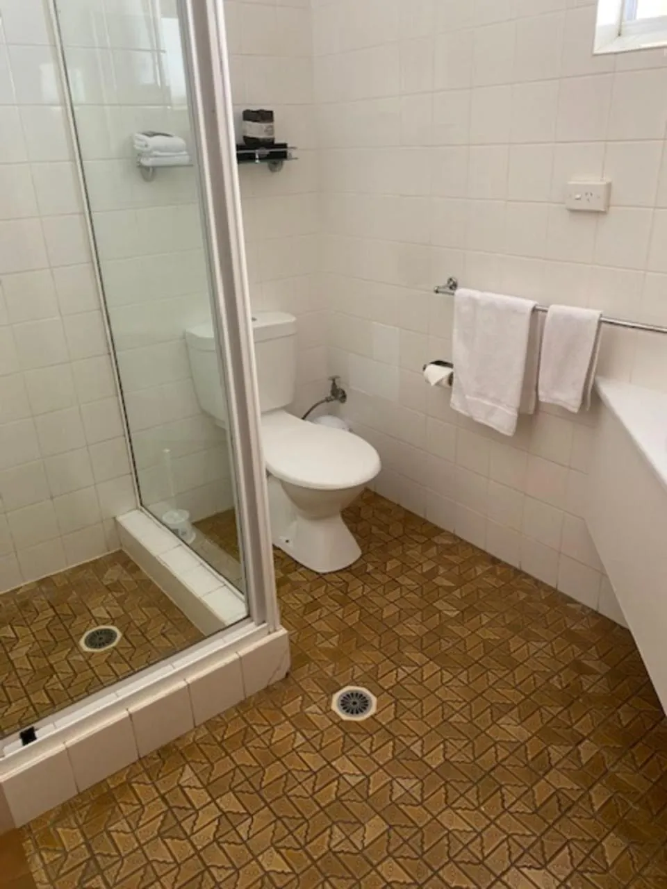 Shower in Buckaroo Motor Inn