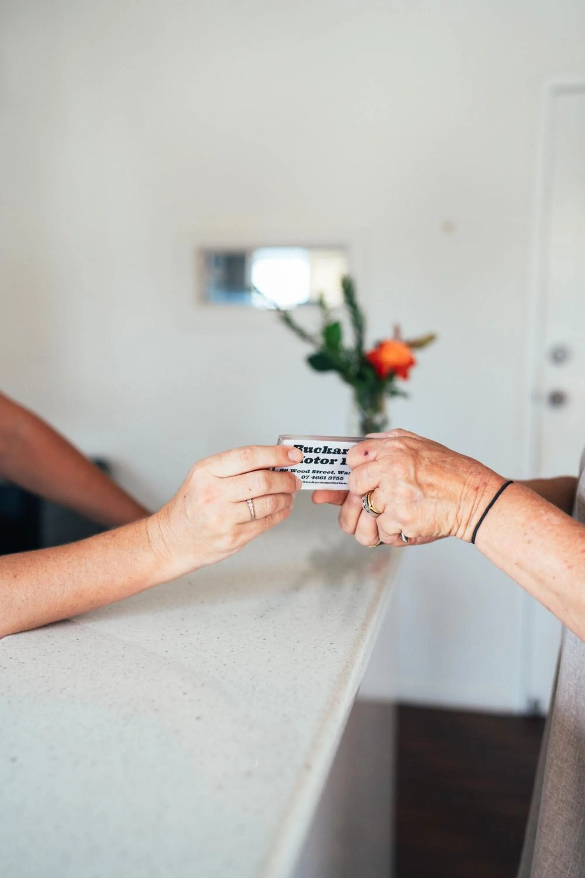 Lobby or reception in Buckaroo Motor Inn