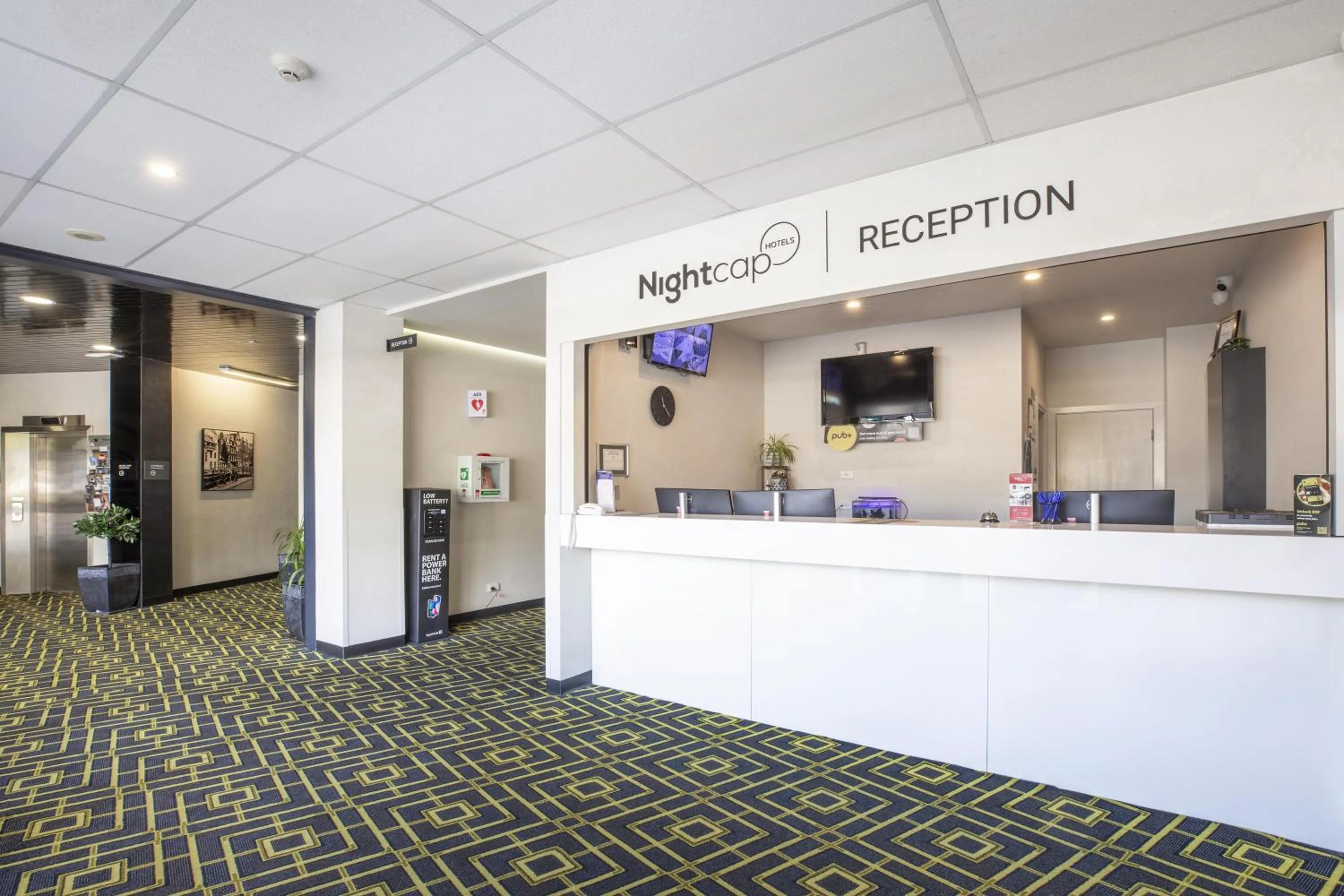 Lobby or reception in Nightcap at Burnie Townhouse