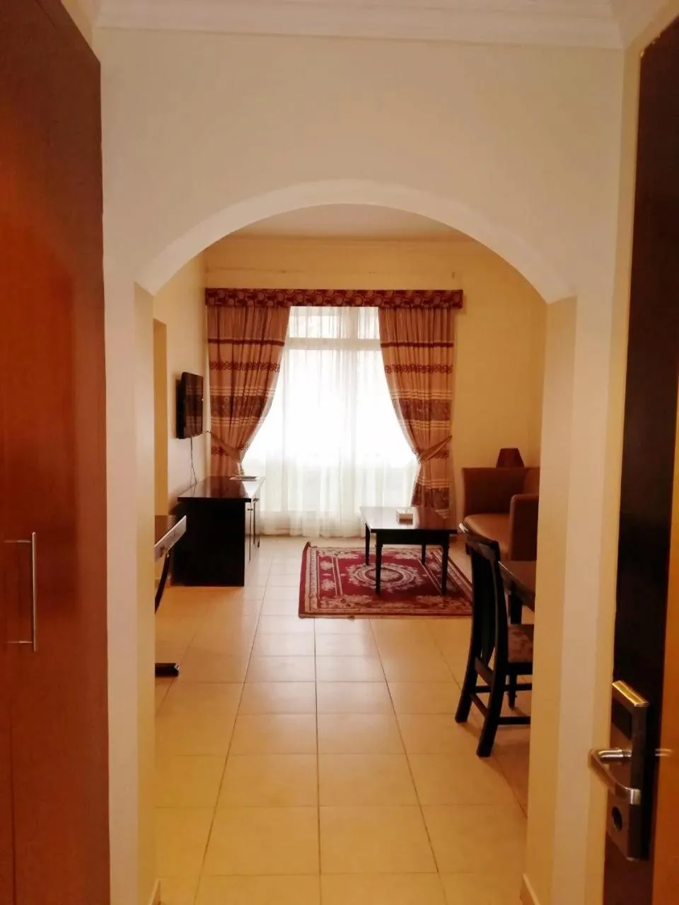 Bed in Icon Hotel Apartments