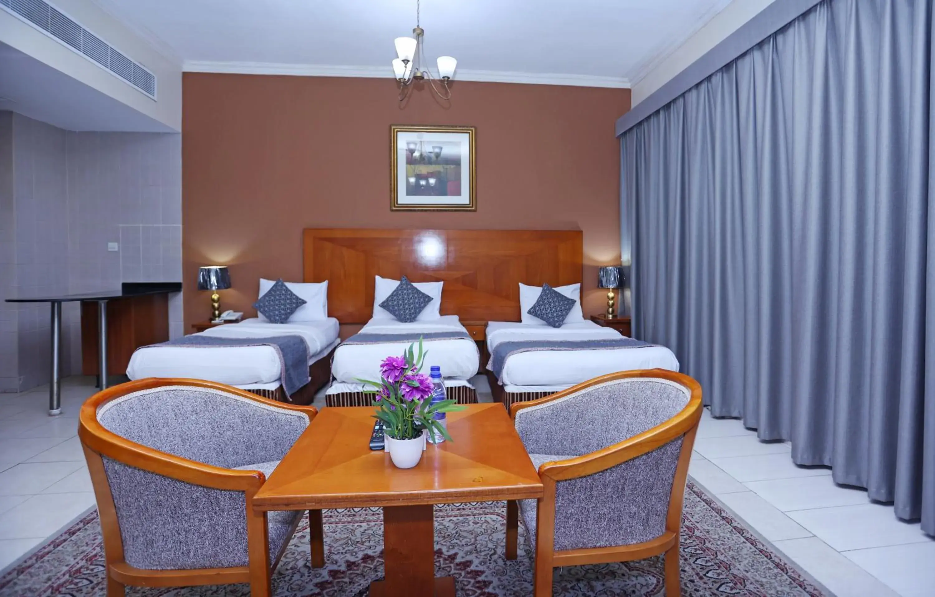 Bed in Icon Hotel Apartments Bed in Icon Hotel Apartments