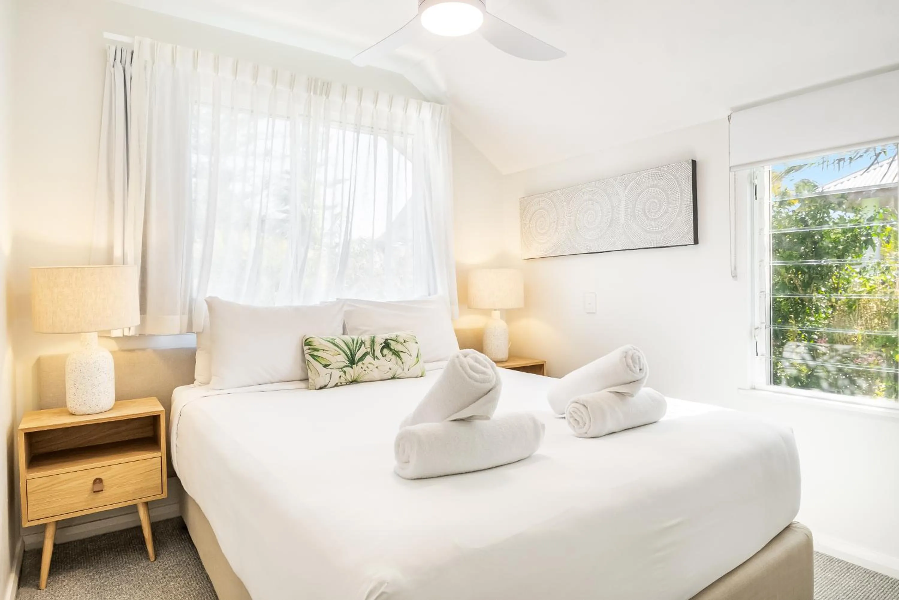 Bed in Eco Beach Resort