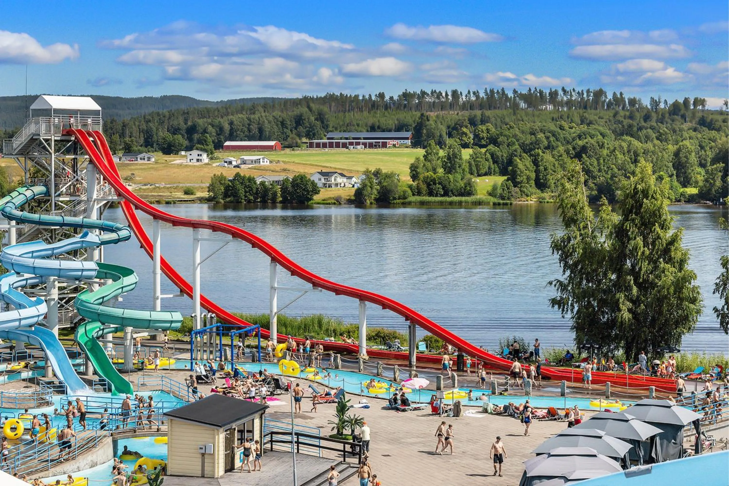 Aqua park in First Camp Sunne - Fryksdalen