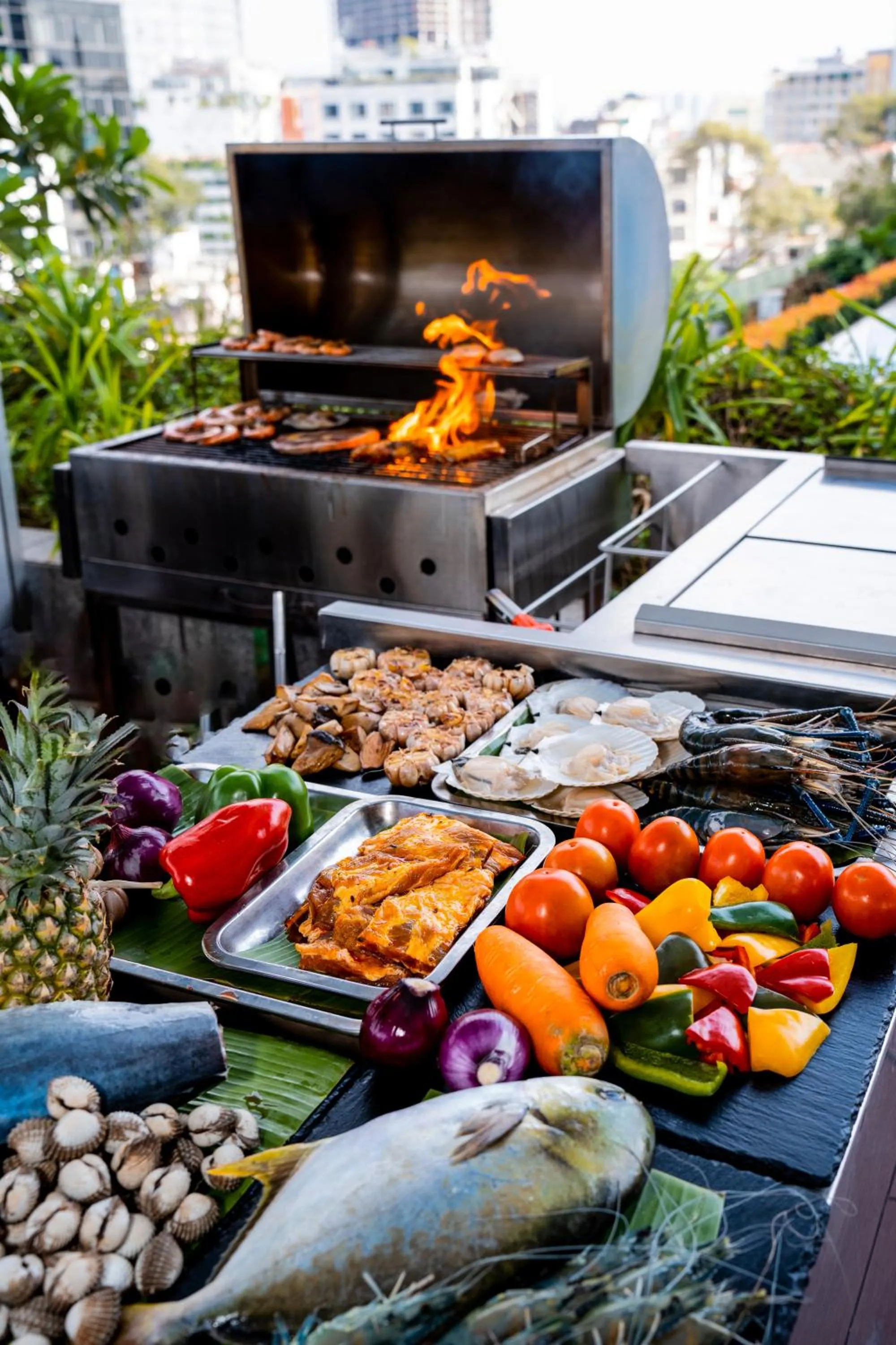 BBQ facilities in Sedona Suites Ho Chi Minh City