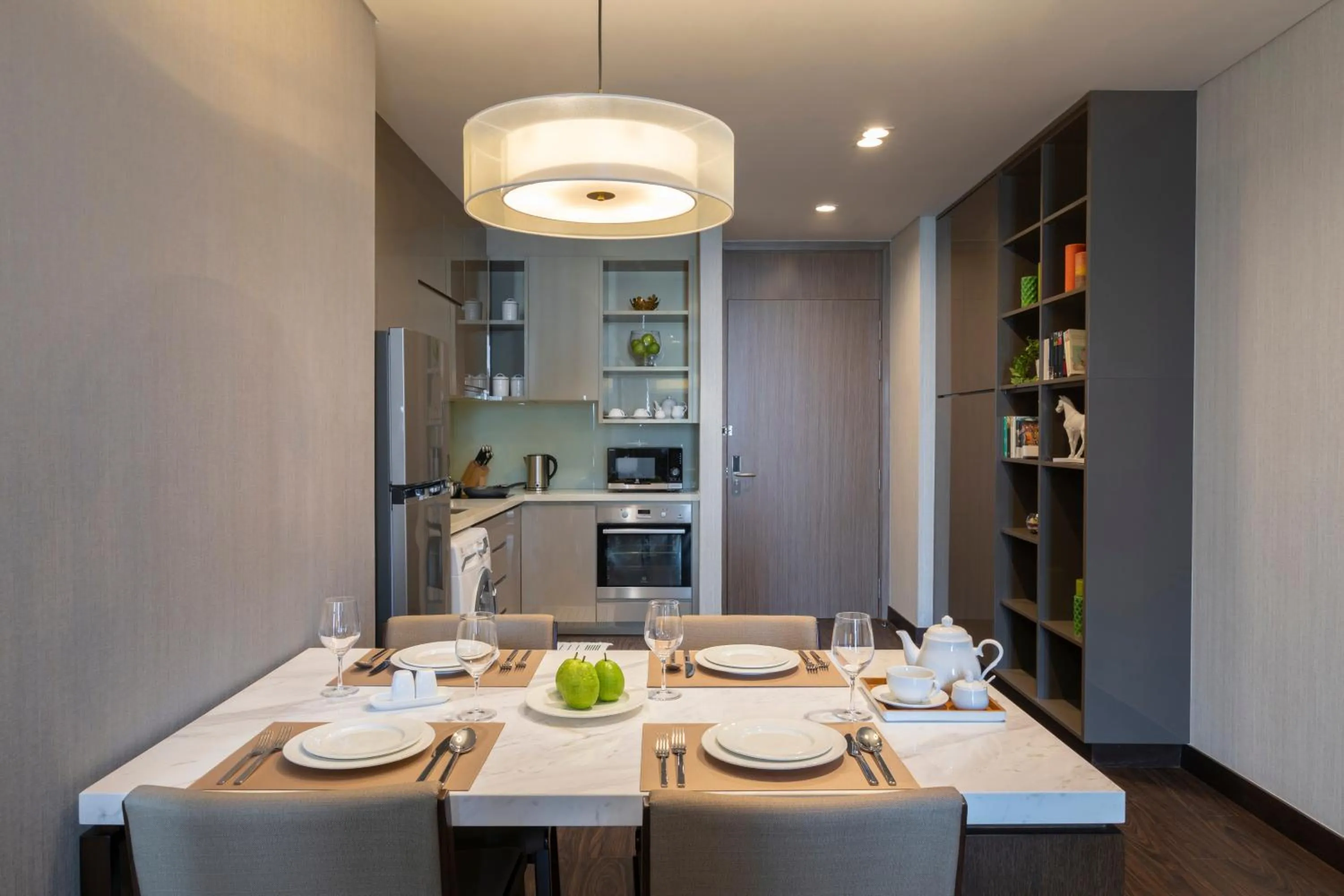 Kitchen or kitchenette in Sedona Suites Ho Chi Minh City