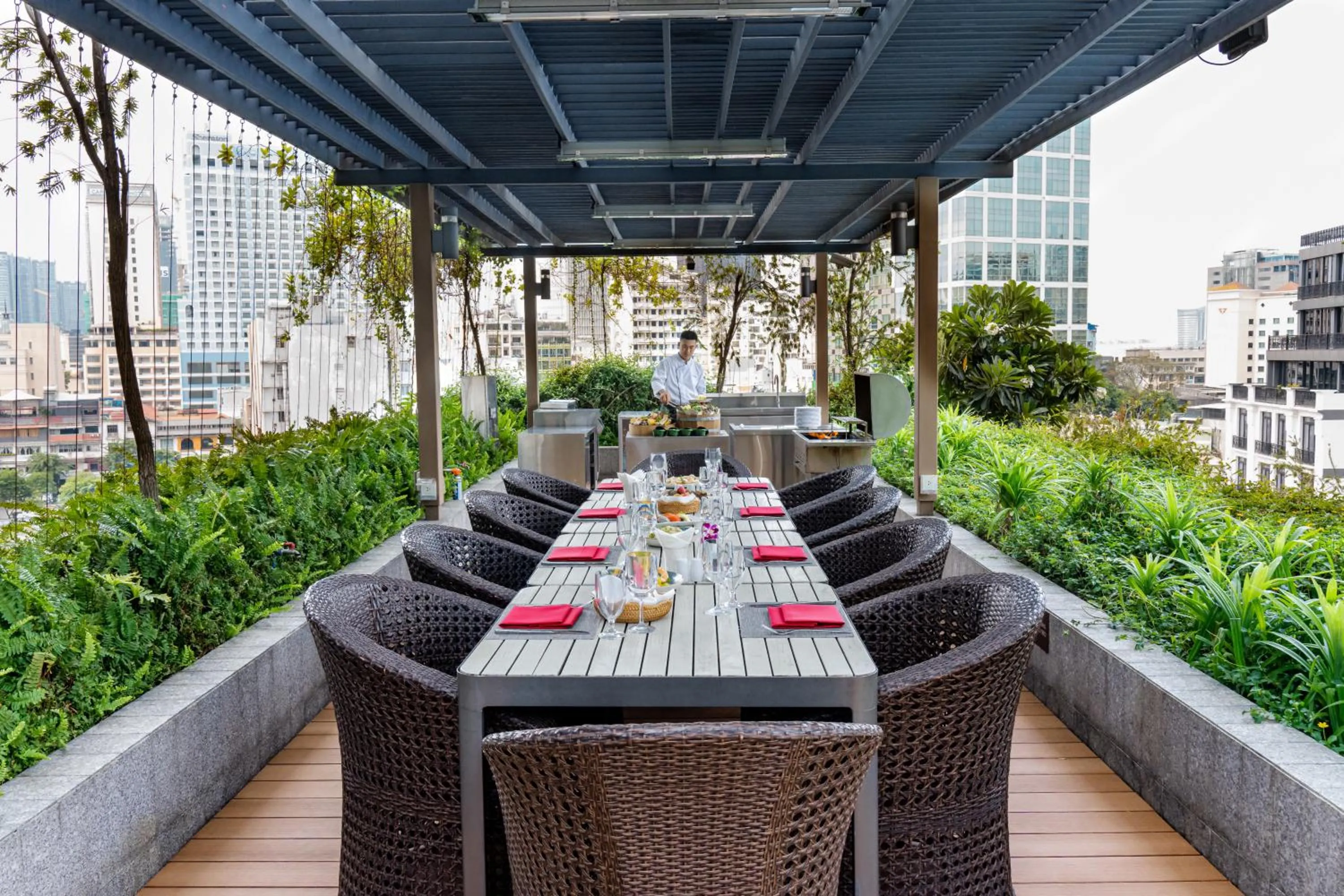 Balcony/Terrace in Sedona Suites Ho Chi Minh City