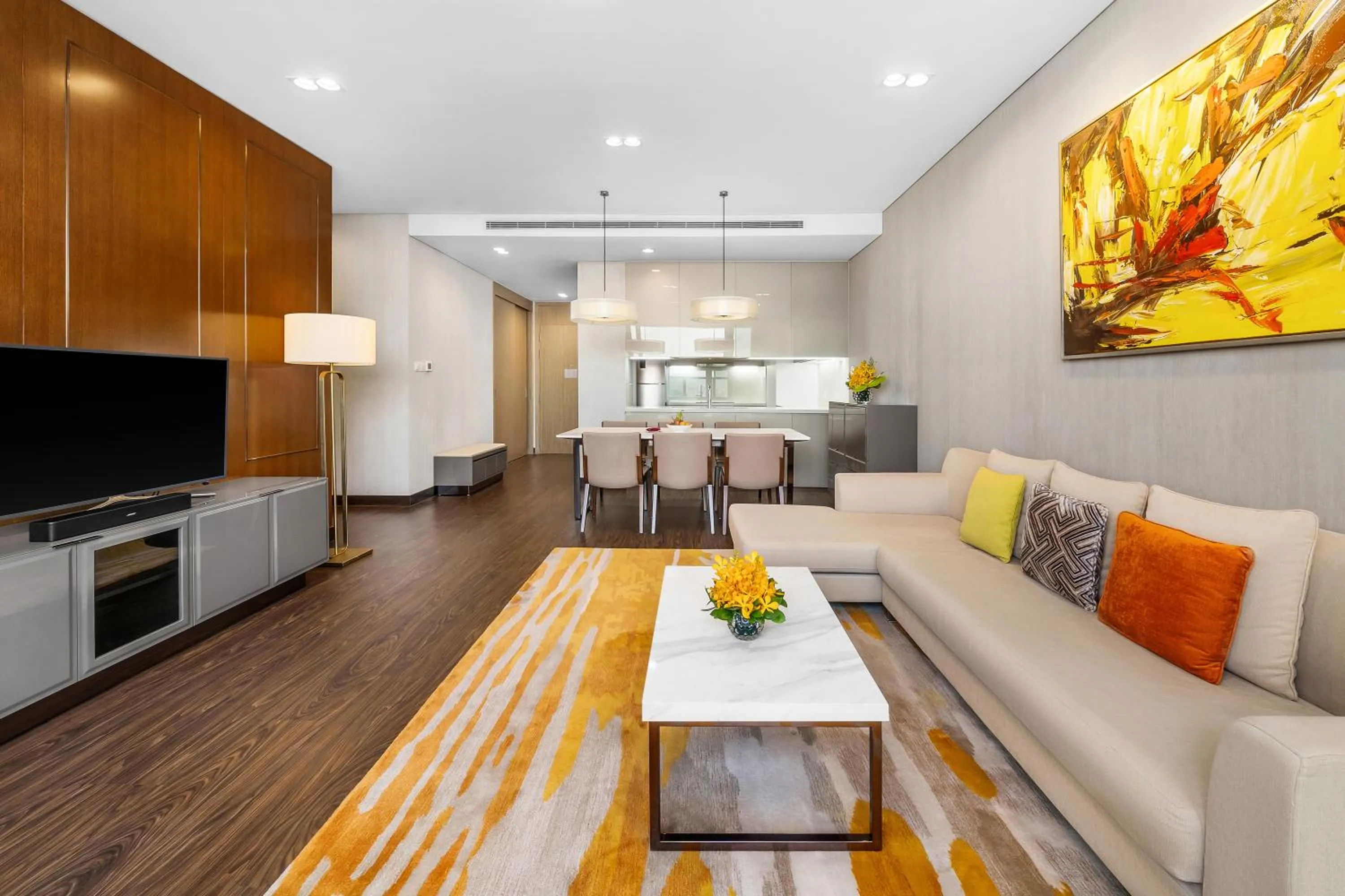 Living room in Sedona Suites Ho Chi Minh City