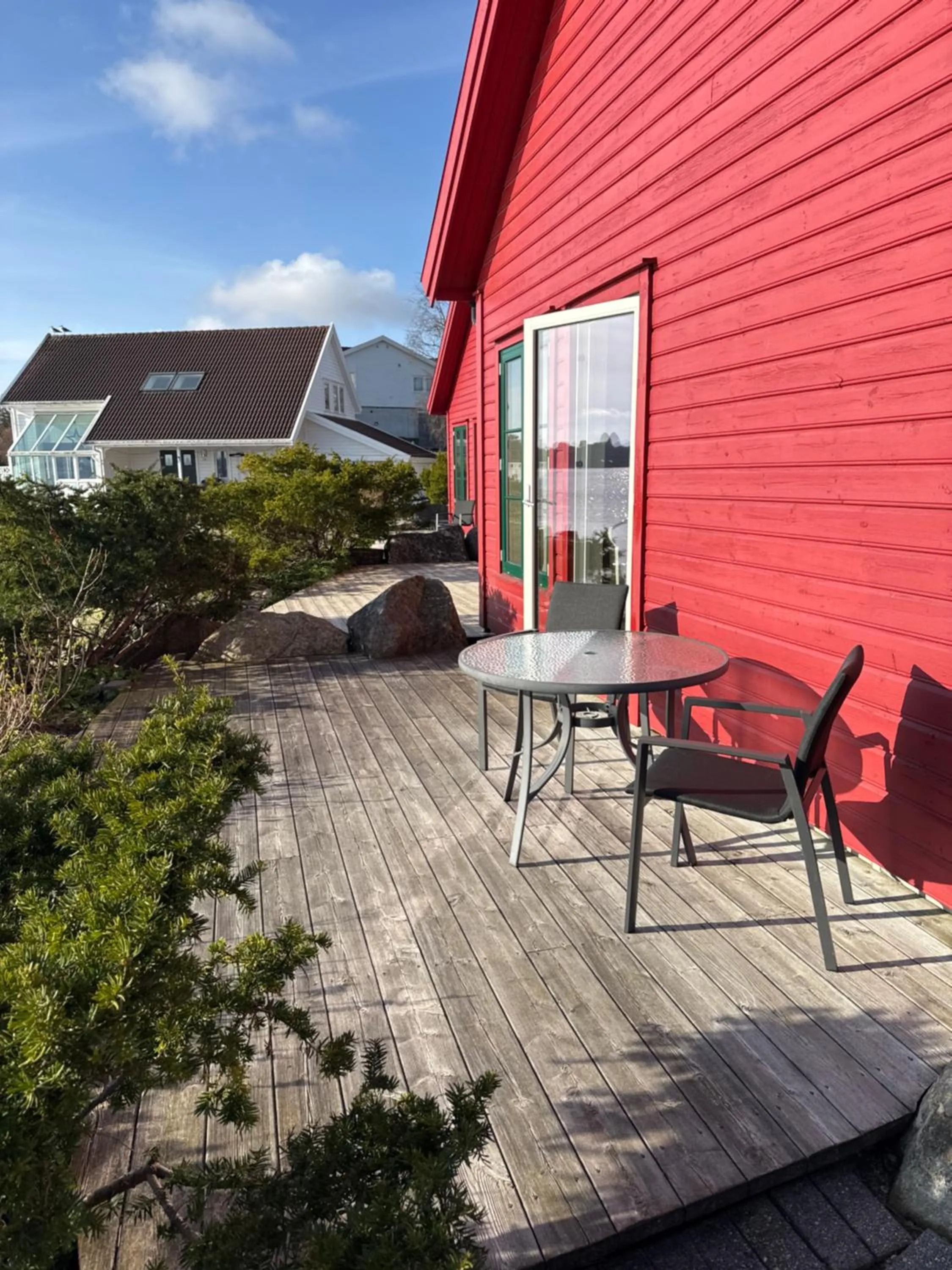 Balcony/Terrace in Sjøberg Hotell og Ferie Leiligheter