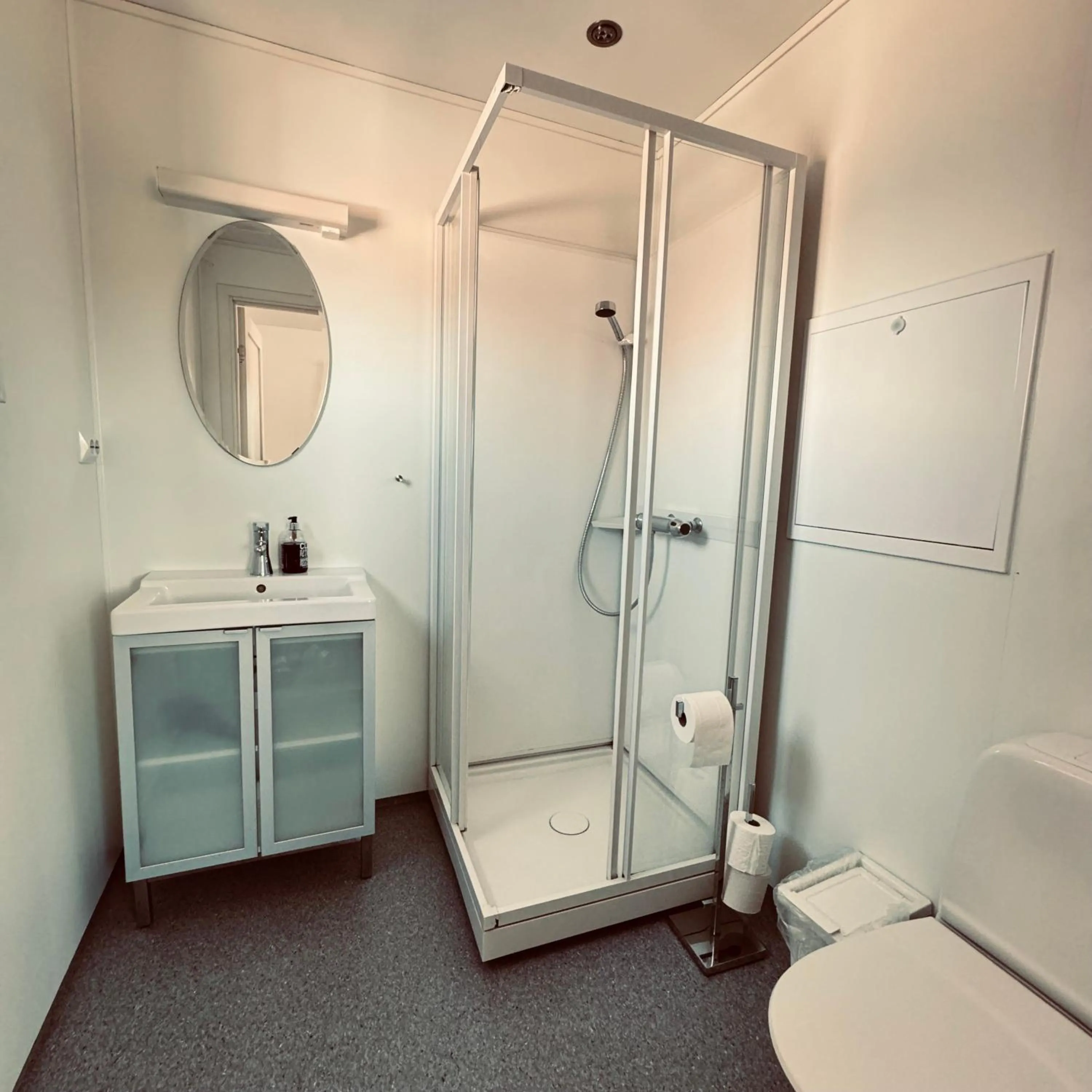 Shower in Sjøberg Hotell og Ferie Leiligheter