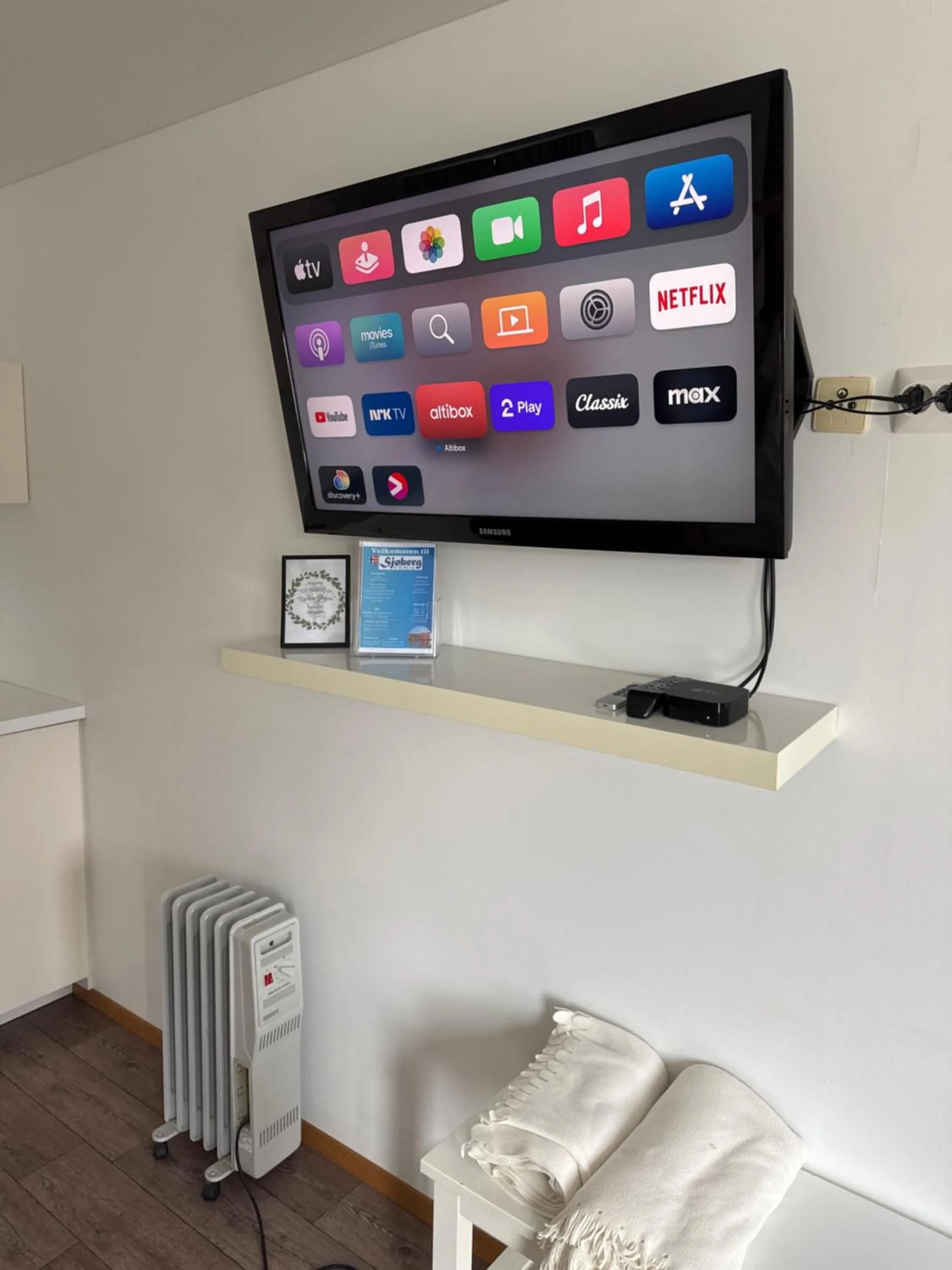 TV and multimedia in Sjøberg Hotell og Ferie Leiligheter