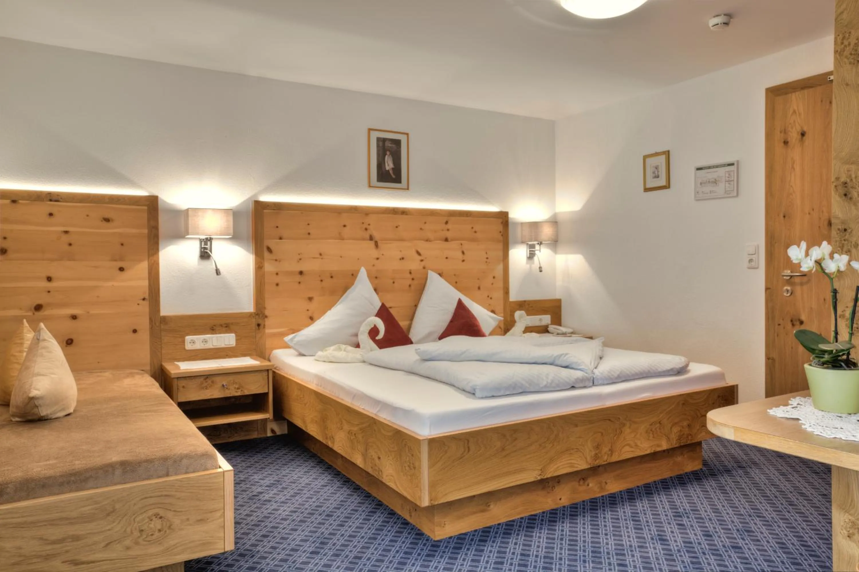 Bed in Bergsporthotel Antonie