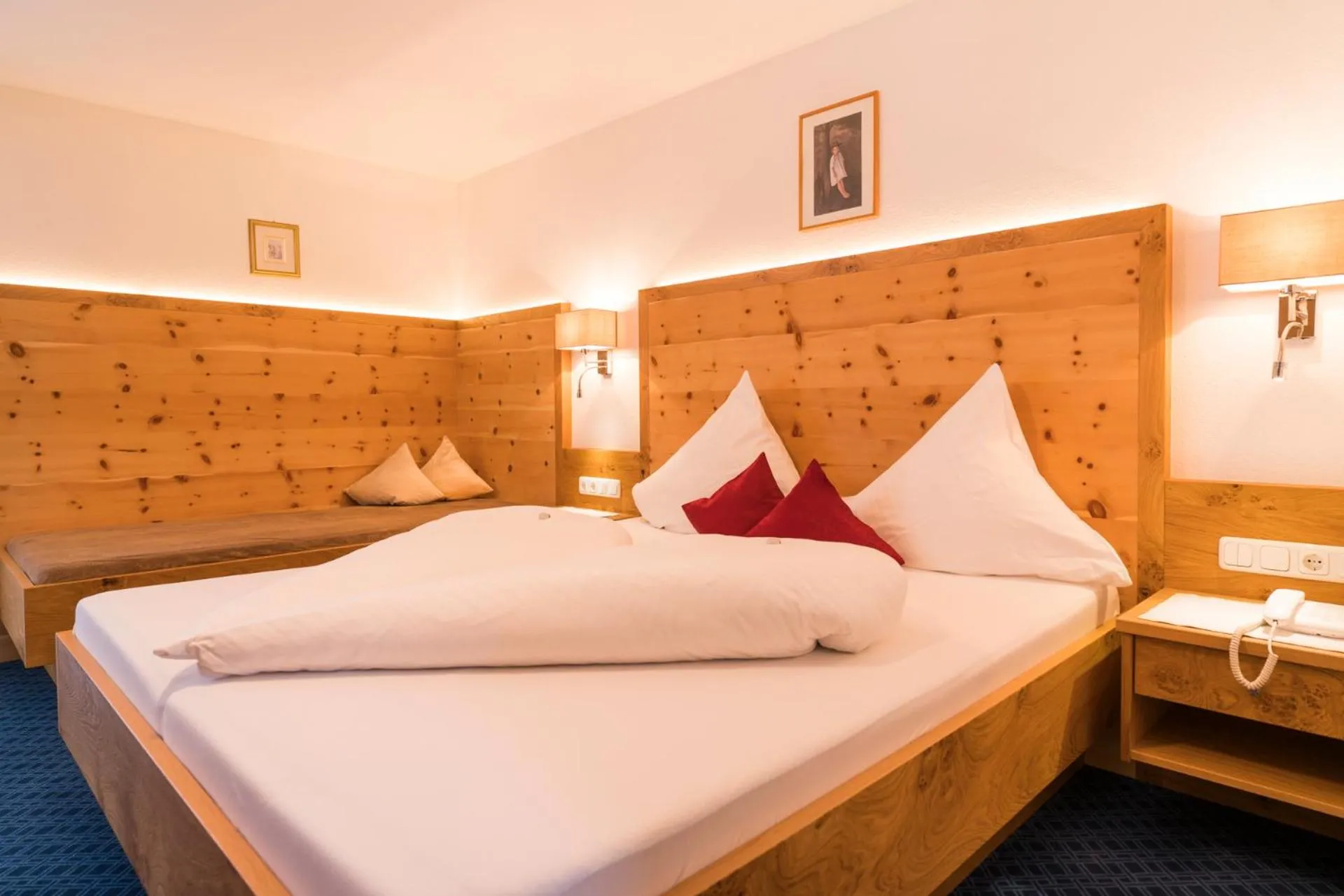 Bed in Bergsporthotel Antonie