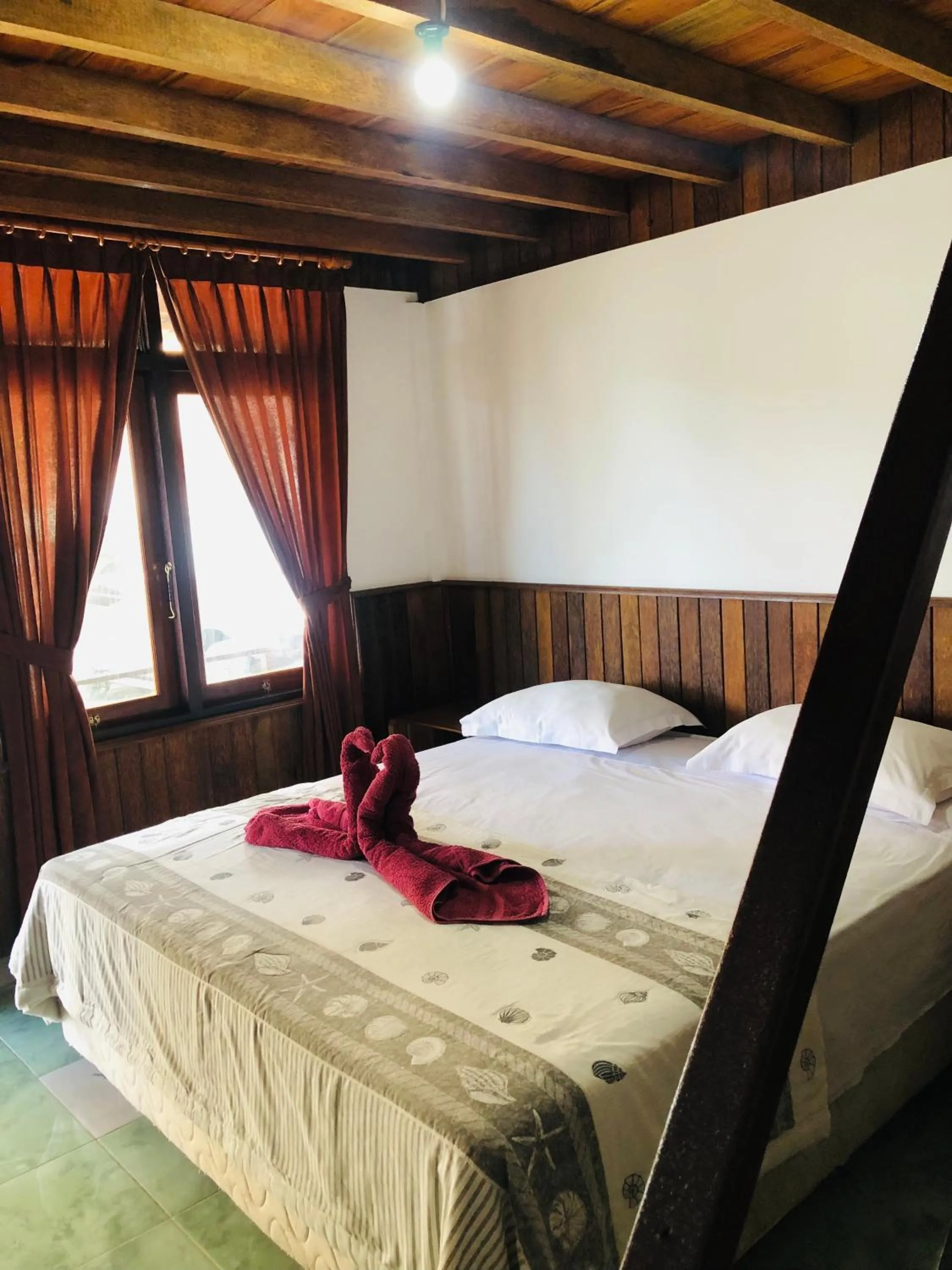 Bed in Padangbai Beach inn