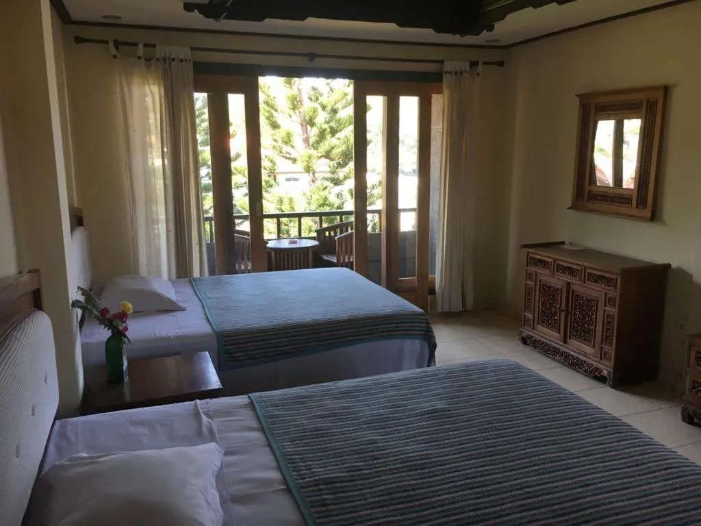 Bed in Padangbai Beach inn