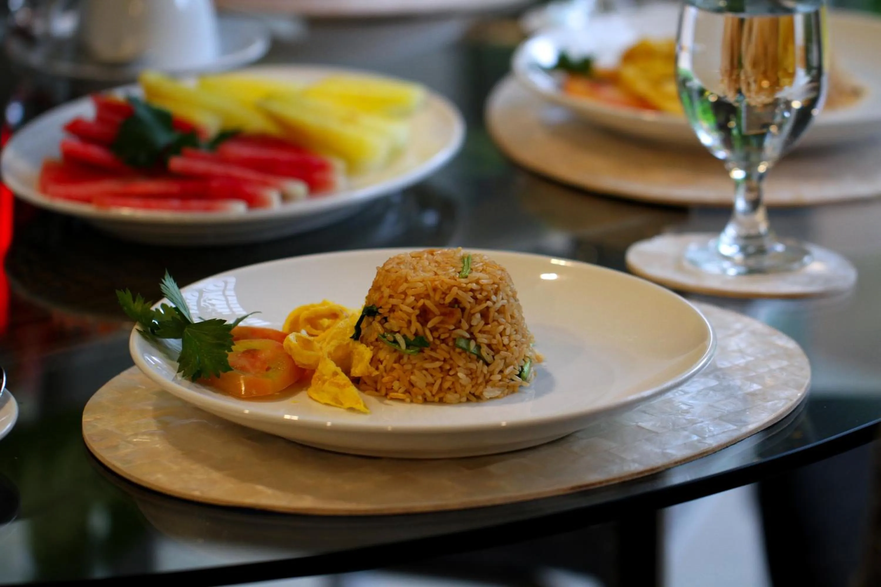 Asian breakfast in The Kawan Jimbaran