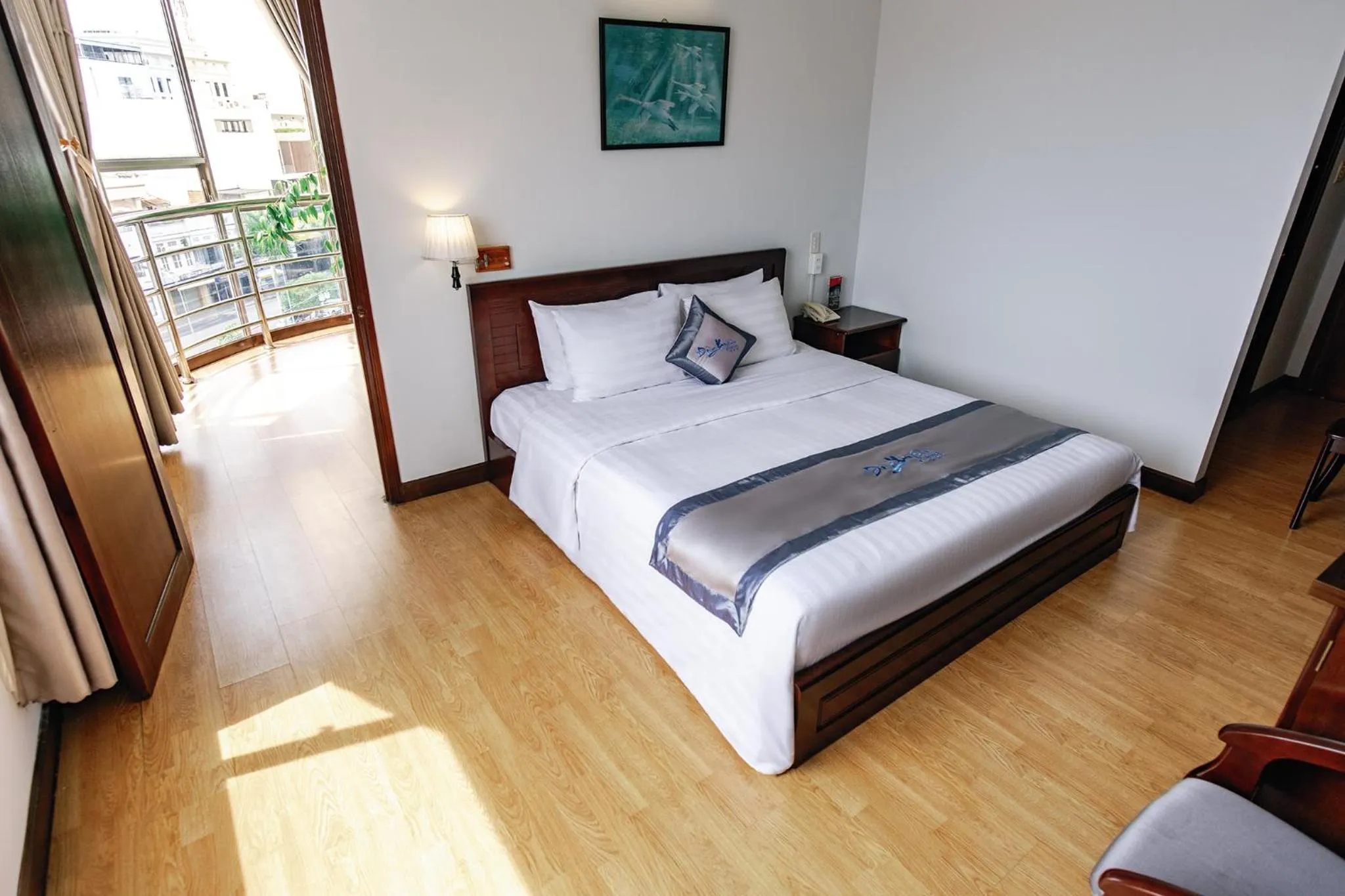 Bed in Đông Xuyên Hotel