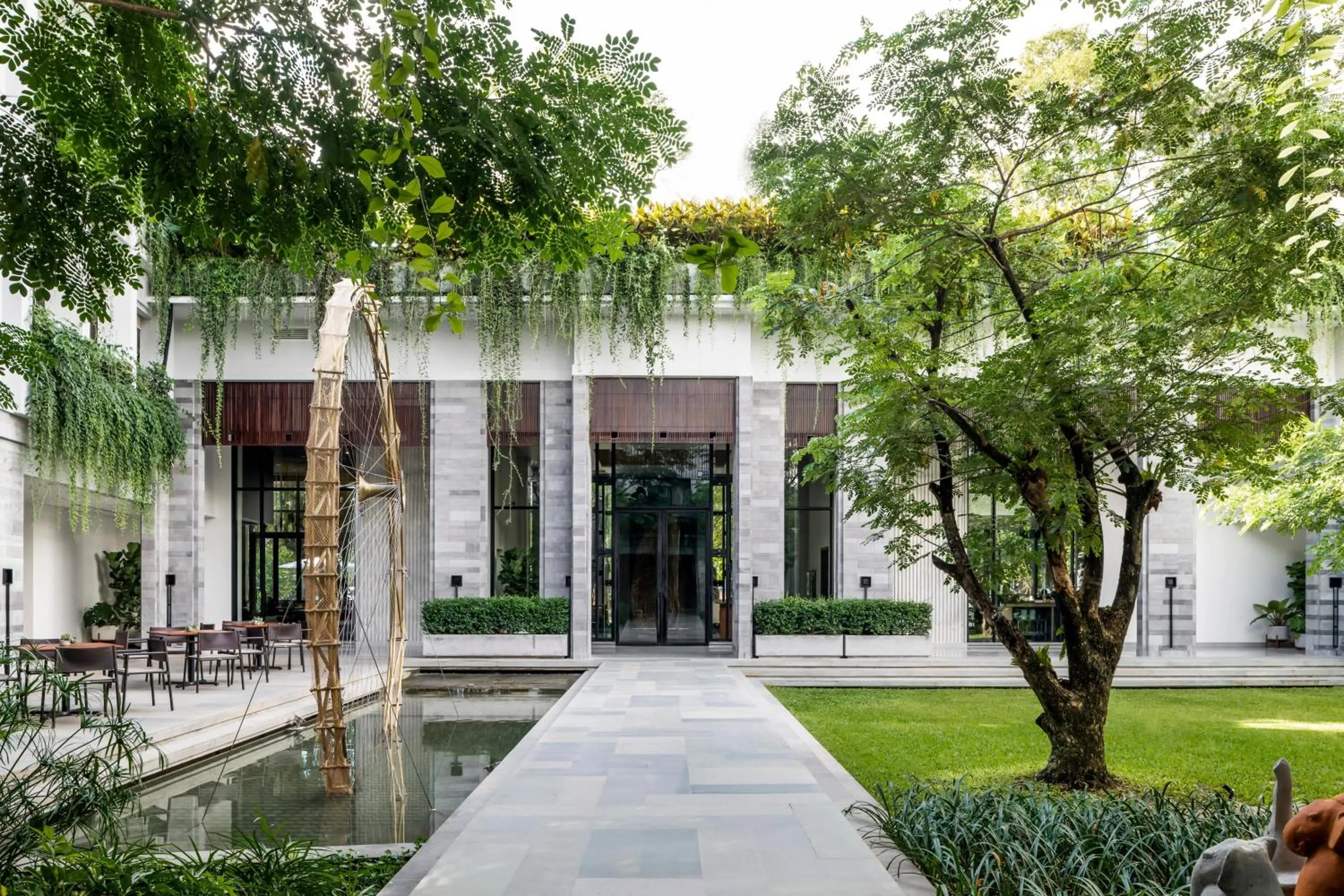 Garden in Treeline Urban Resort