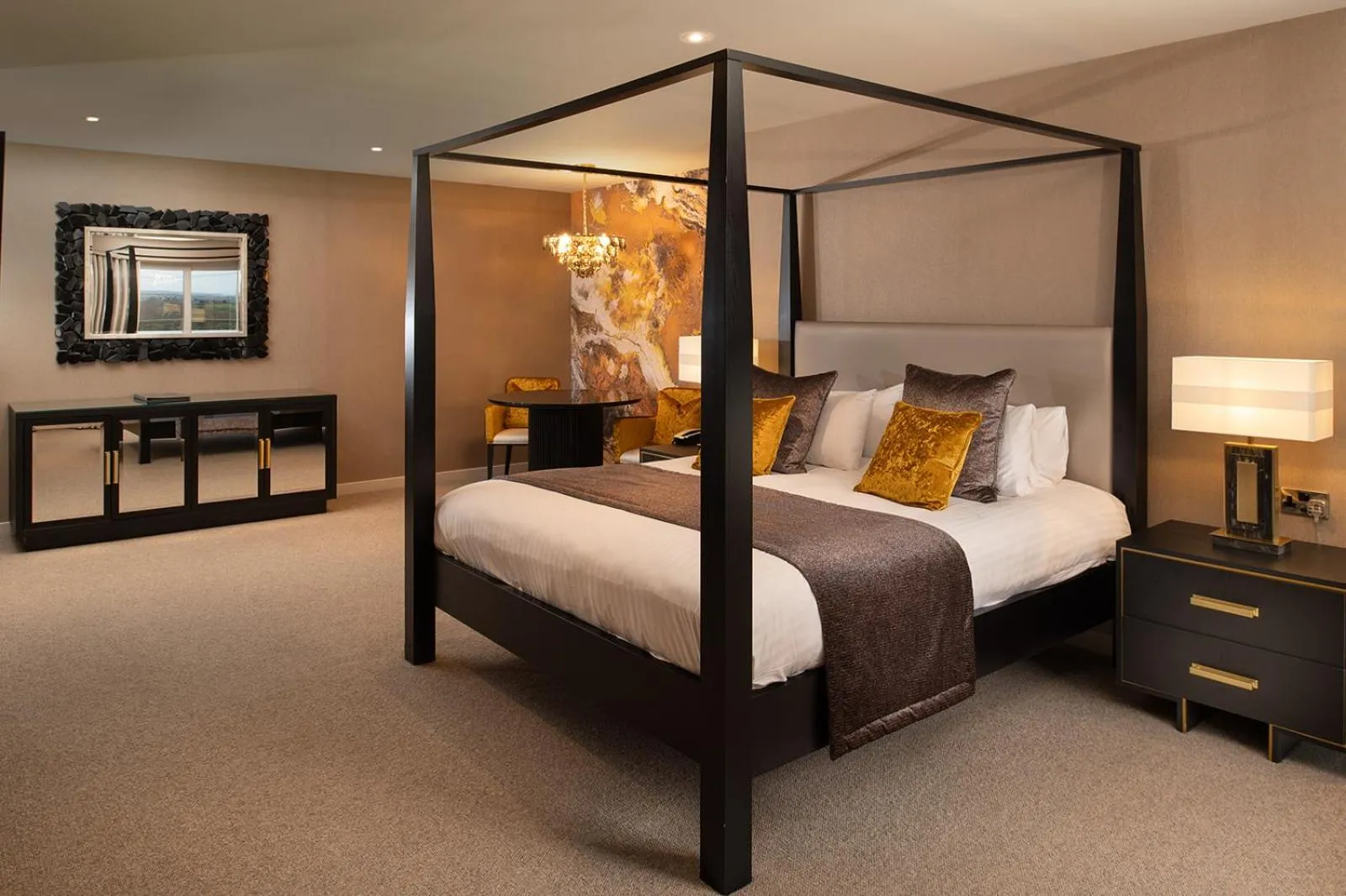 Bed in Radstone Hotel