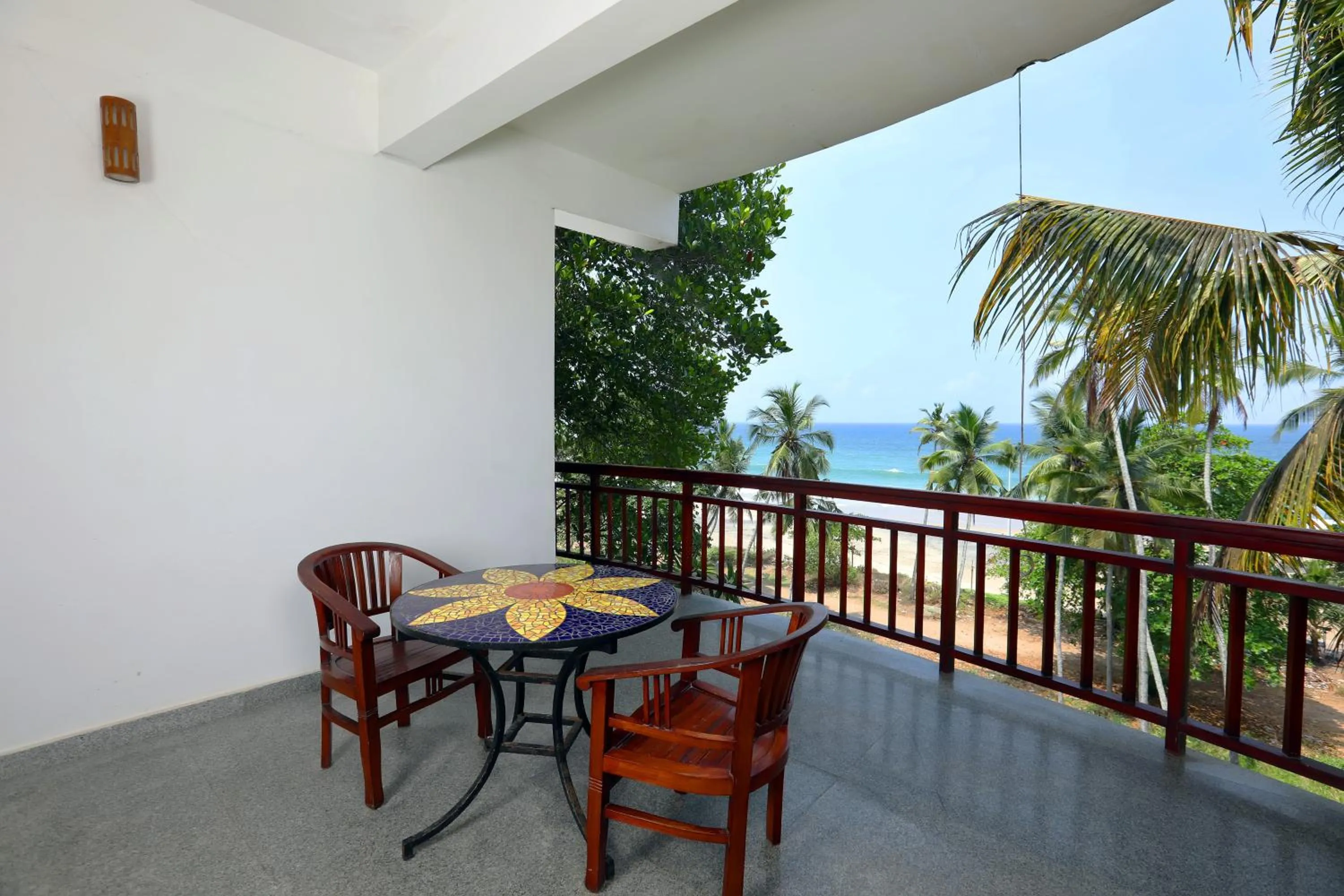 Balcony/Terrace in Getaway Beach Resort Kovalam