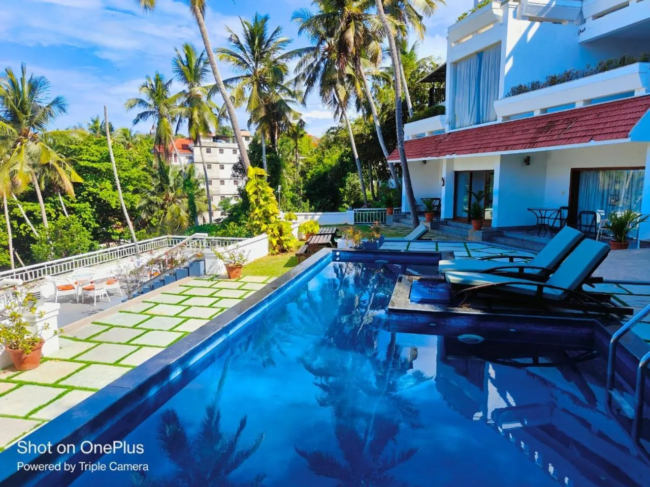Pool view in Getaway Beach Resort Kovalam