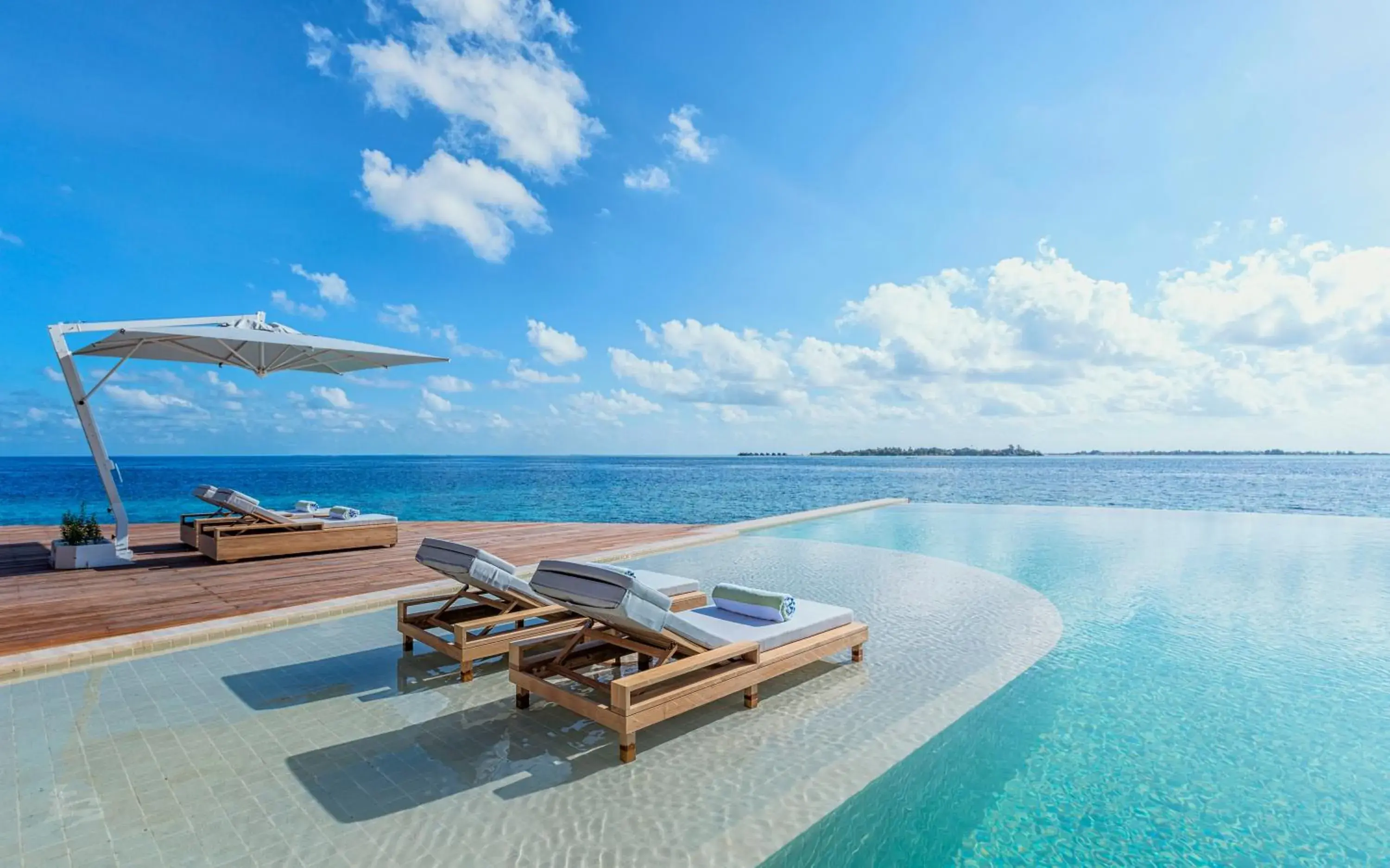 Pool view in Kudadoo Maldives Private Island – Luxury All inclusive Pool view in Kudadoo Maldives Private Island – Luxury All inclusive