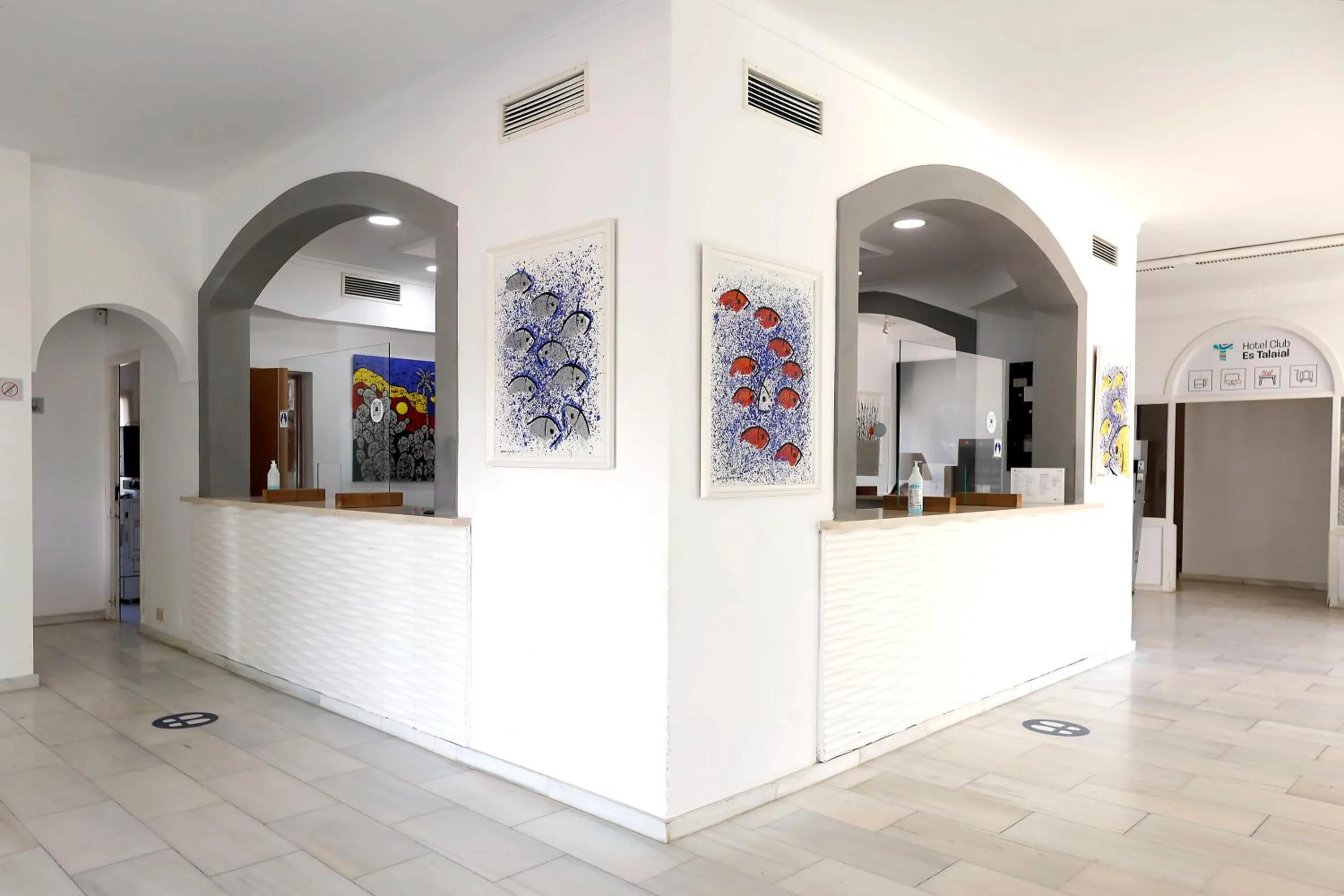 Lobby or reception in Hotel Club Es Talaial