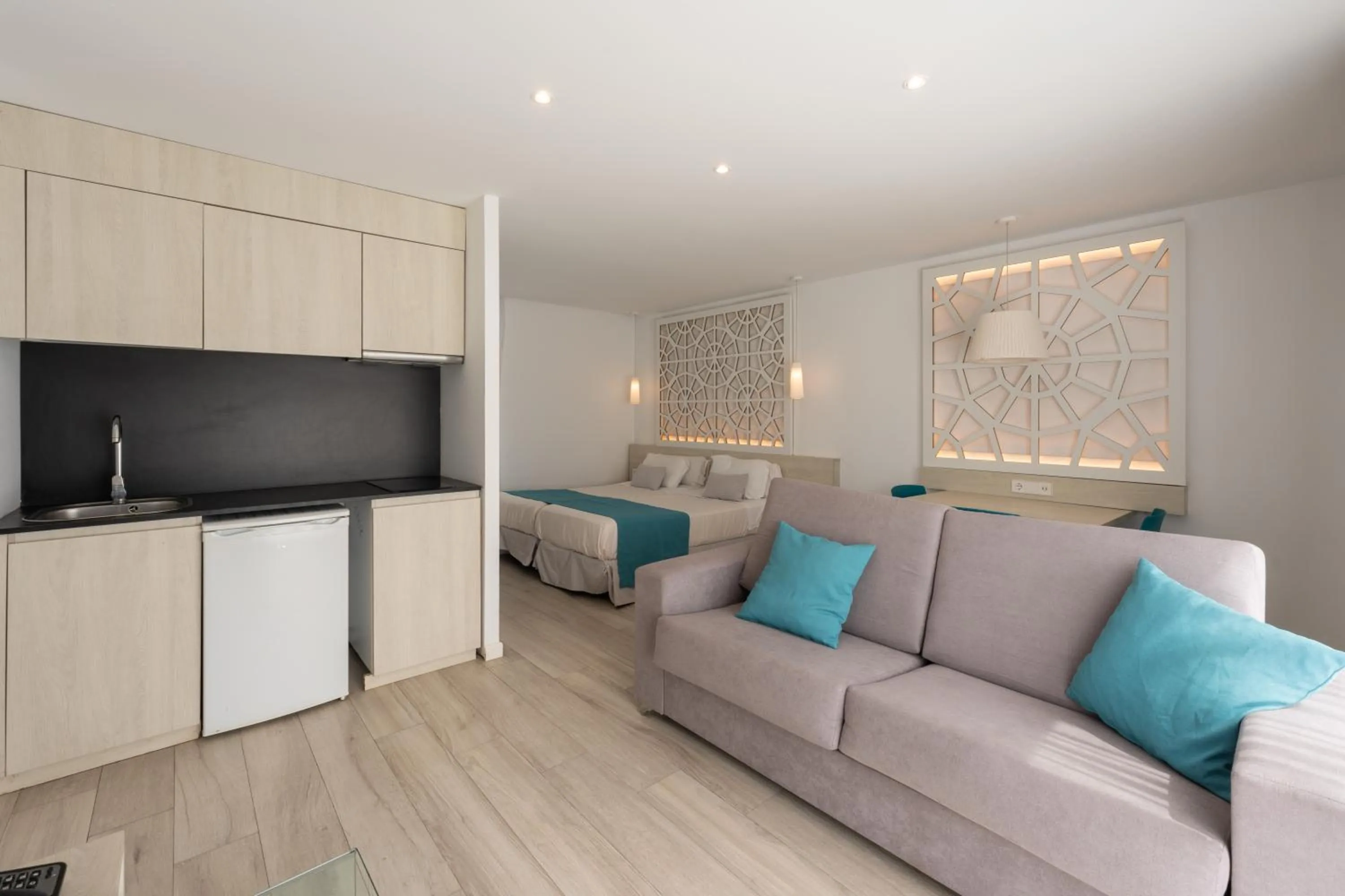 Living room in Hotel Club Es Talaial