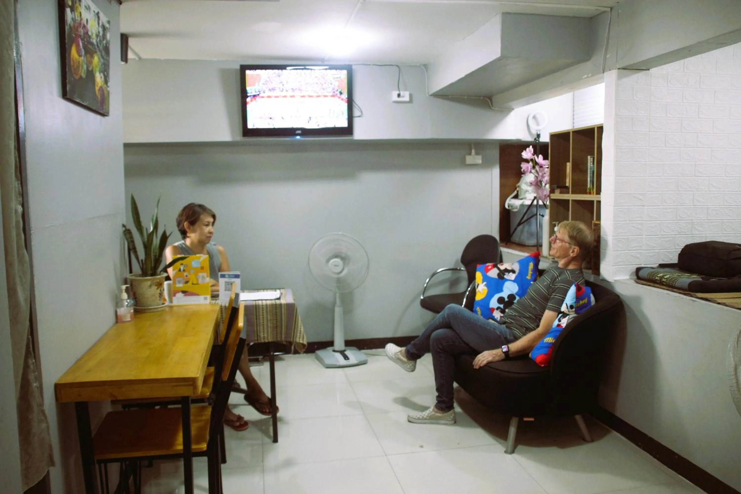 People in Lux Rooms Night Bazaar