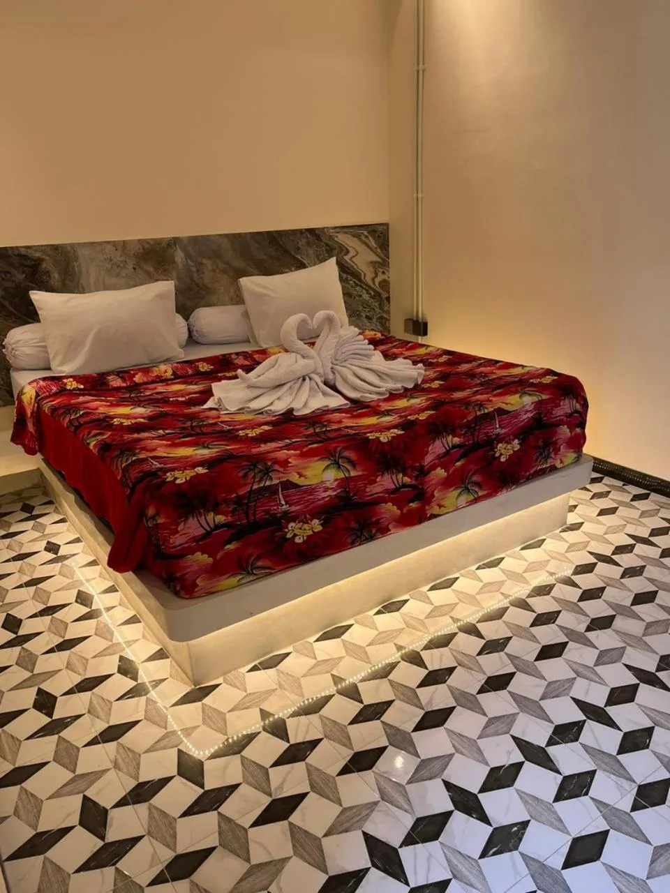 Bed in Kaen Apartments