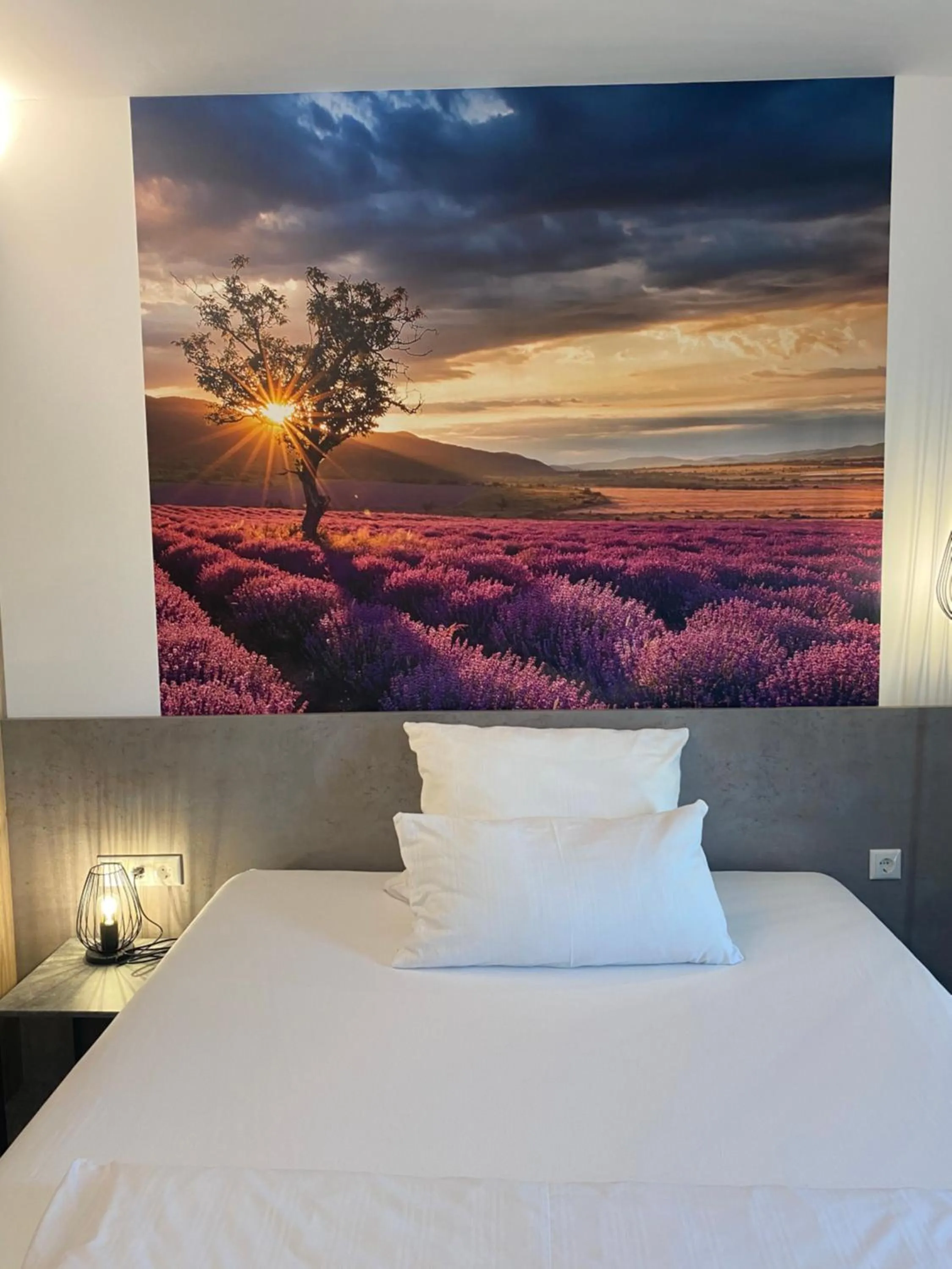 Bed in Hotel Villa Toskana