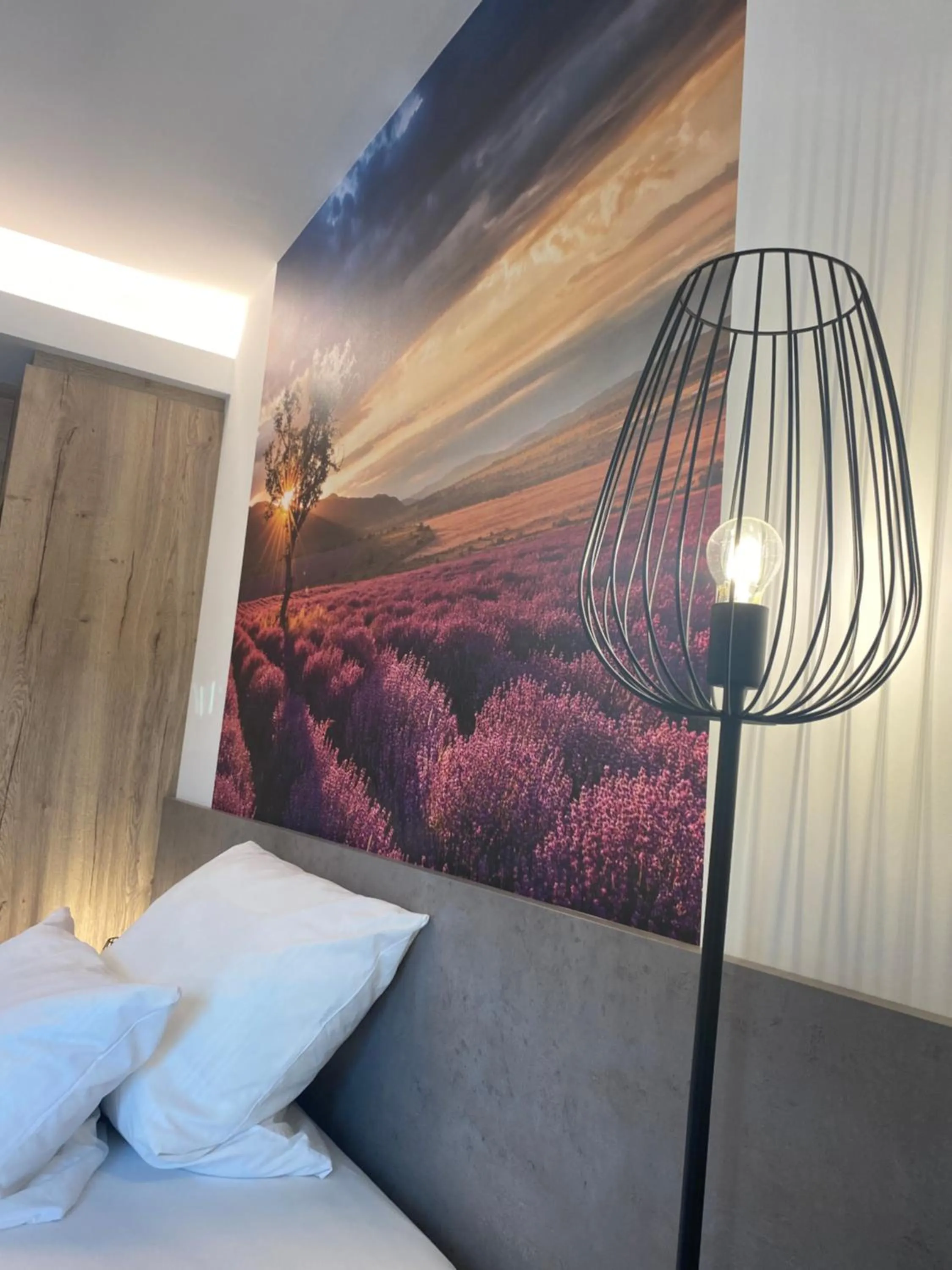 Bed in Hotel Villa Toskana