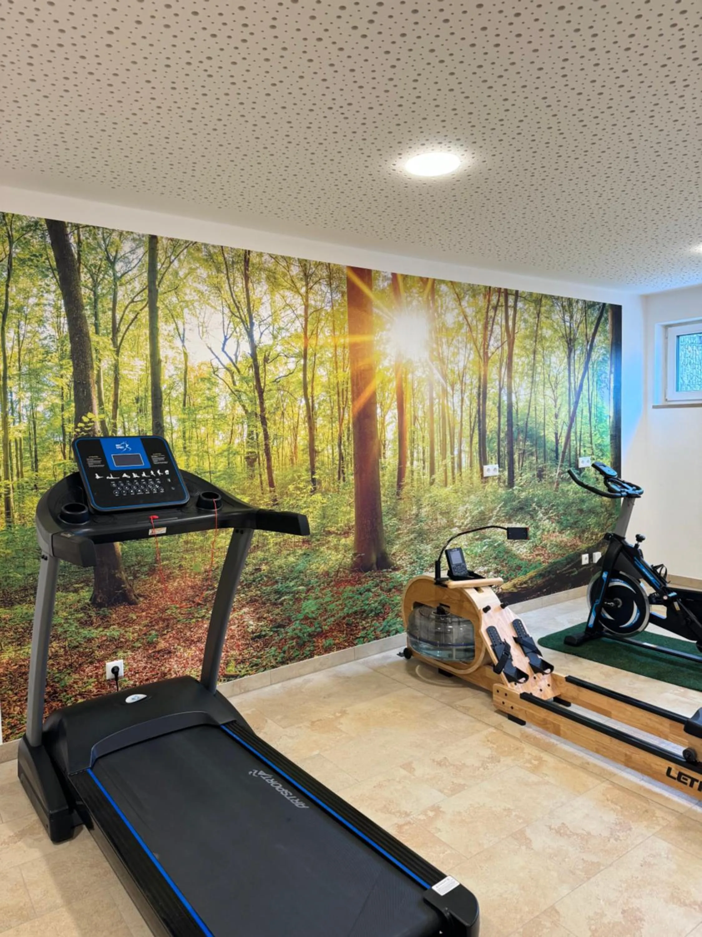 Fitness centre/facilities in Hotel Villa Toskana