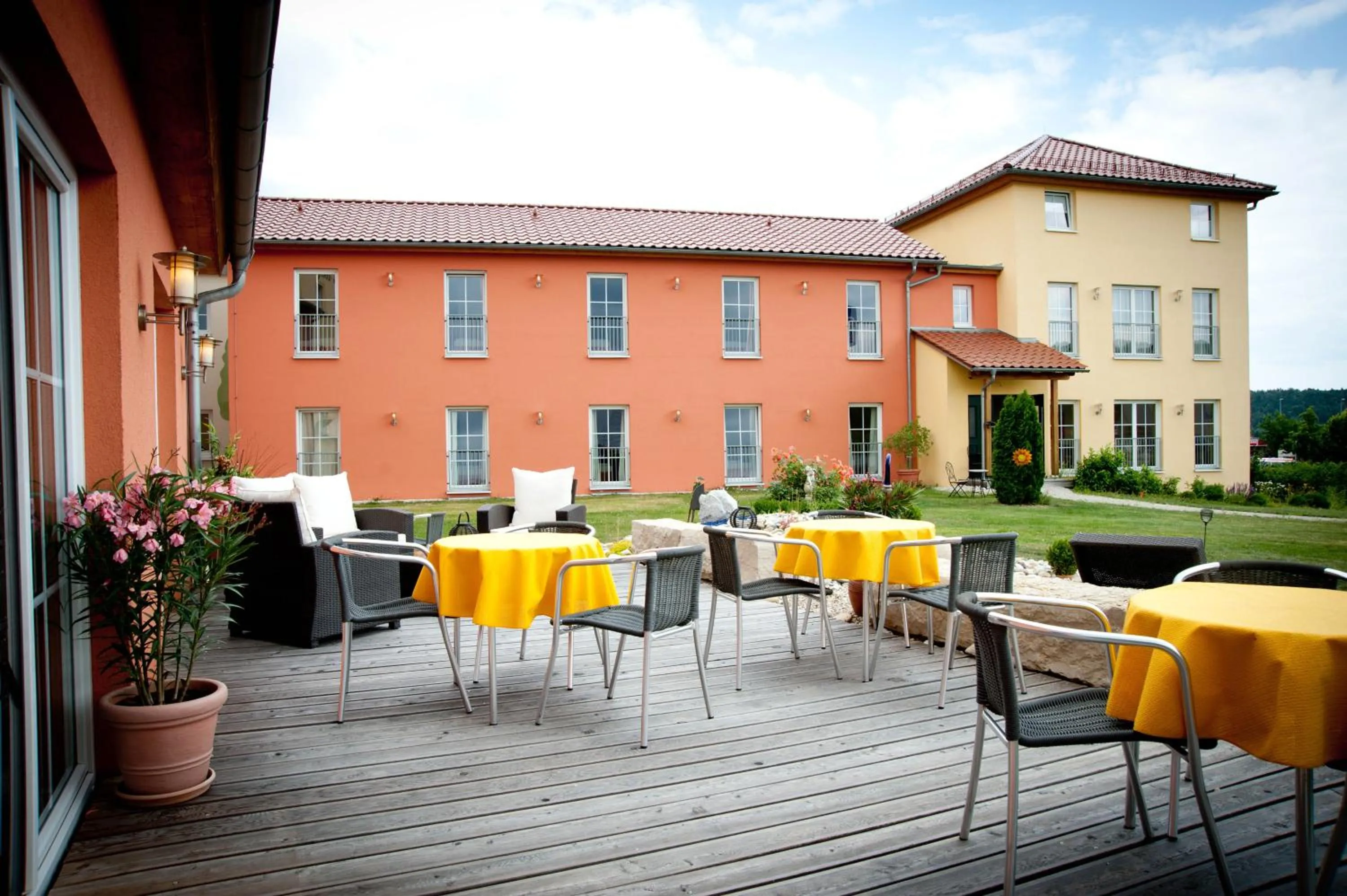 Balcony/Terrace in Hotel Villa Toskana