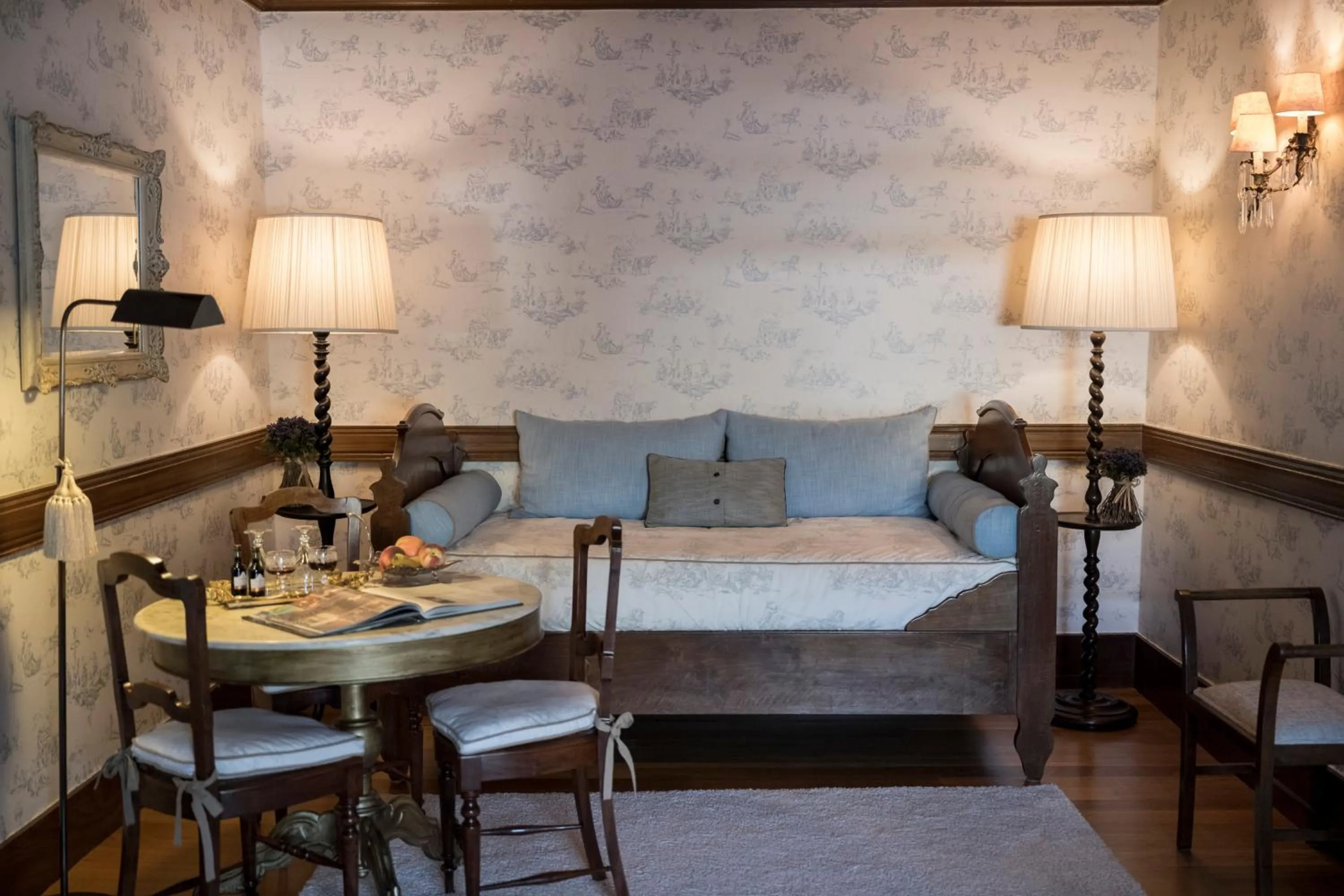 Living room, Bed in Quinta do Monteverde