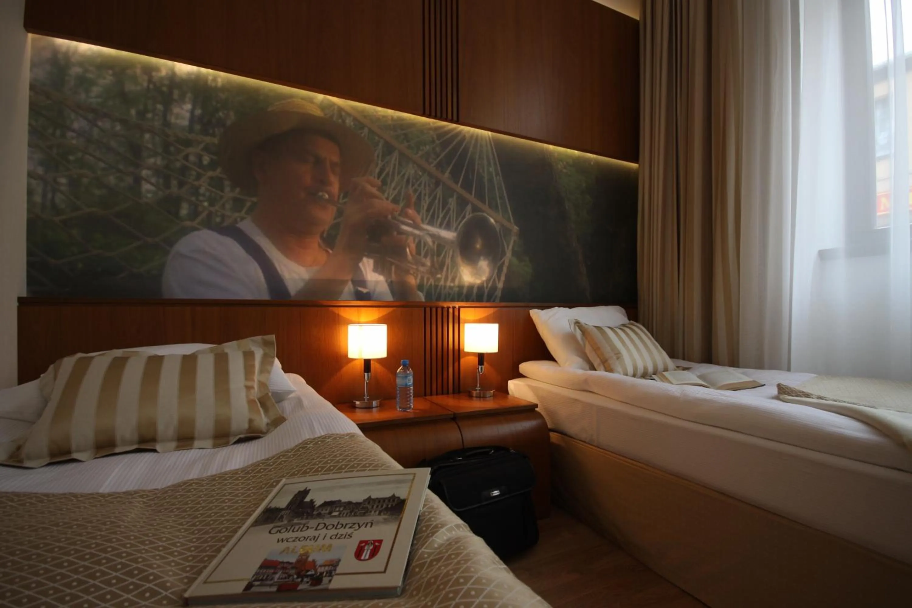 Decorative detail, Bed in Hotel Vabank