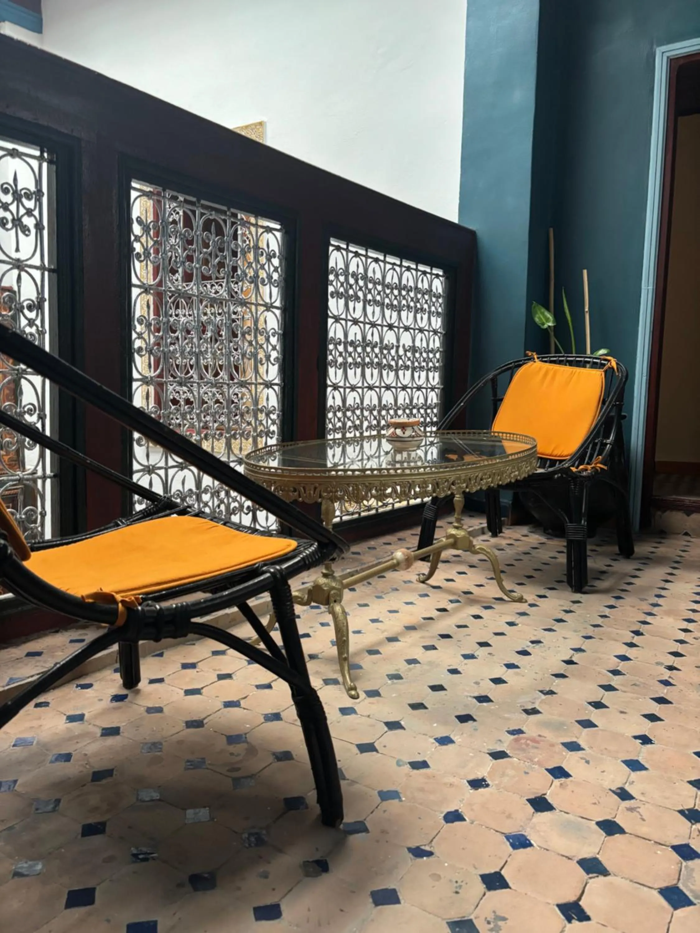 Seating area in Riad DAR FES